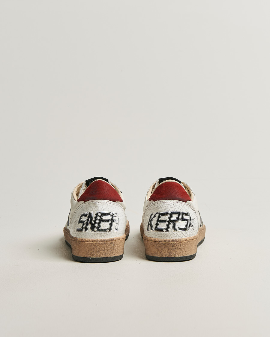 Heren | Sneakers | Golden Goose | Ball Star Sneakers White/Red