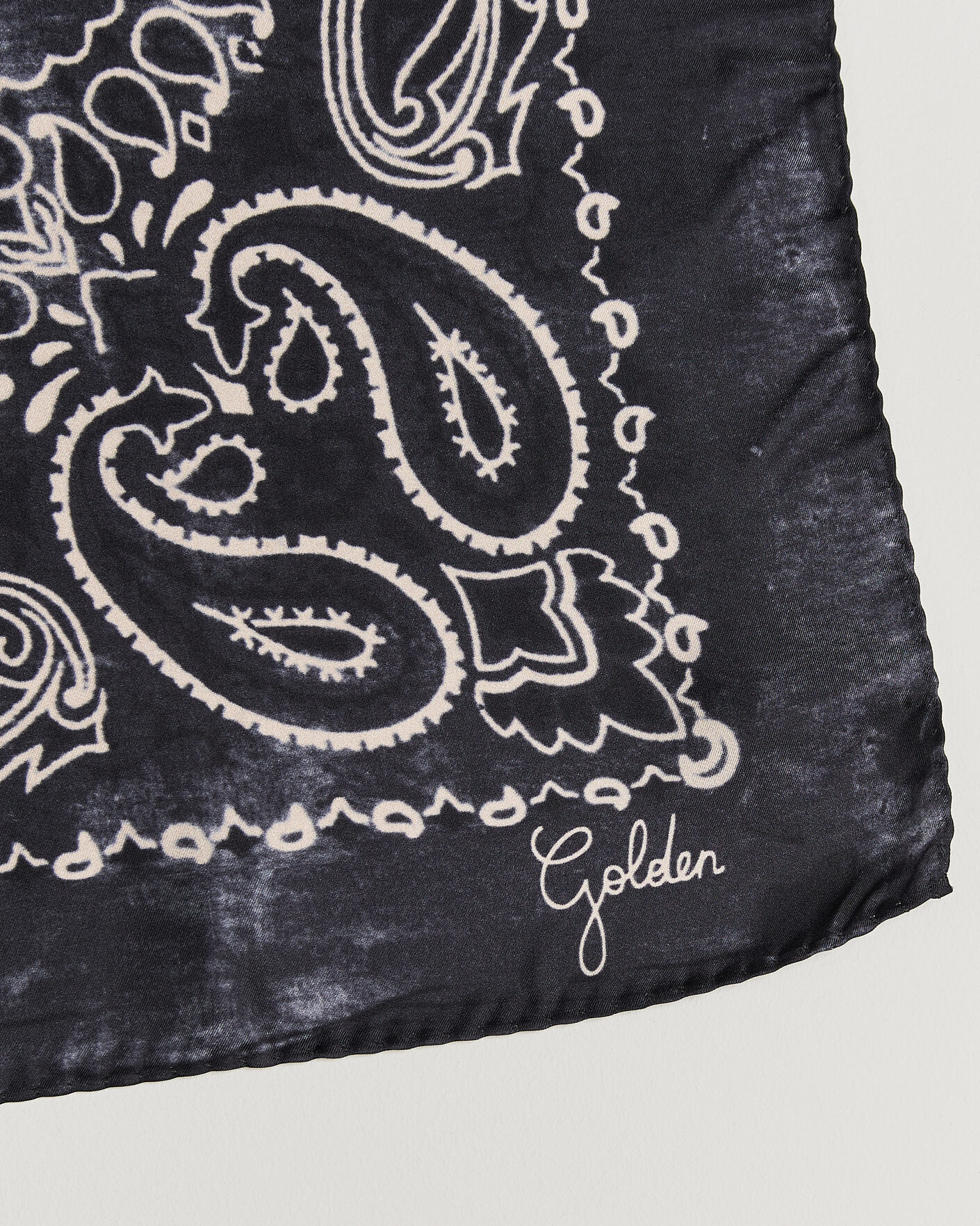 Heren | Pochets | Golden Goose | Paisley Silk Bandana Antracite