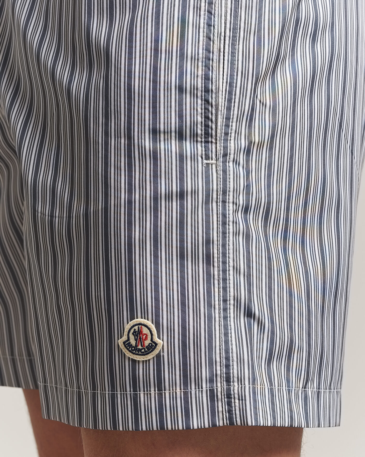 Heren | Zwembroek | Moncler | Nylon Swim Shorts Blue Stripe