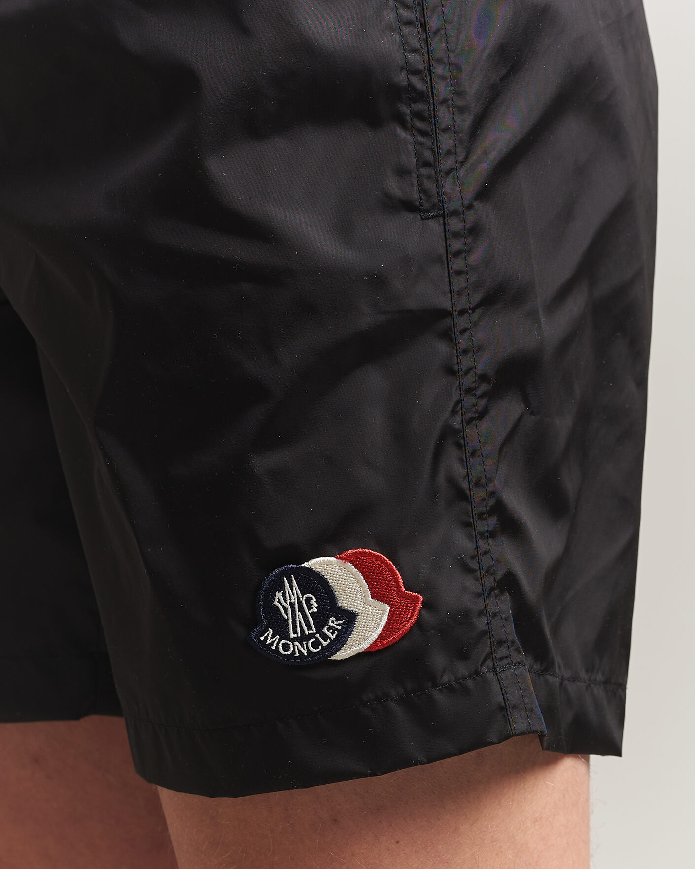 Heren | Zwembroek | Moncler | Tricolore Logo Swim Shorts Black