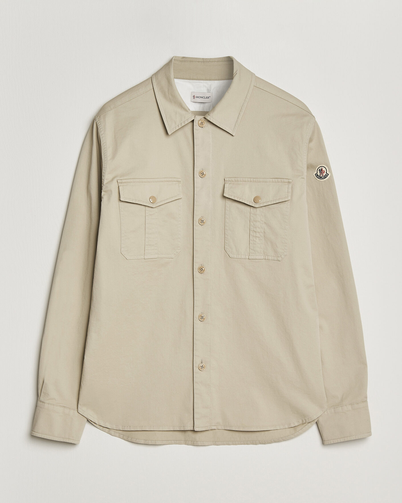 Heren | Overhemden | Moncler | Double Pocket Overshirt Beige