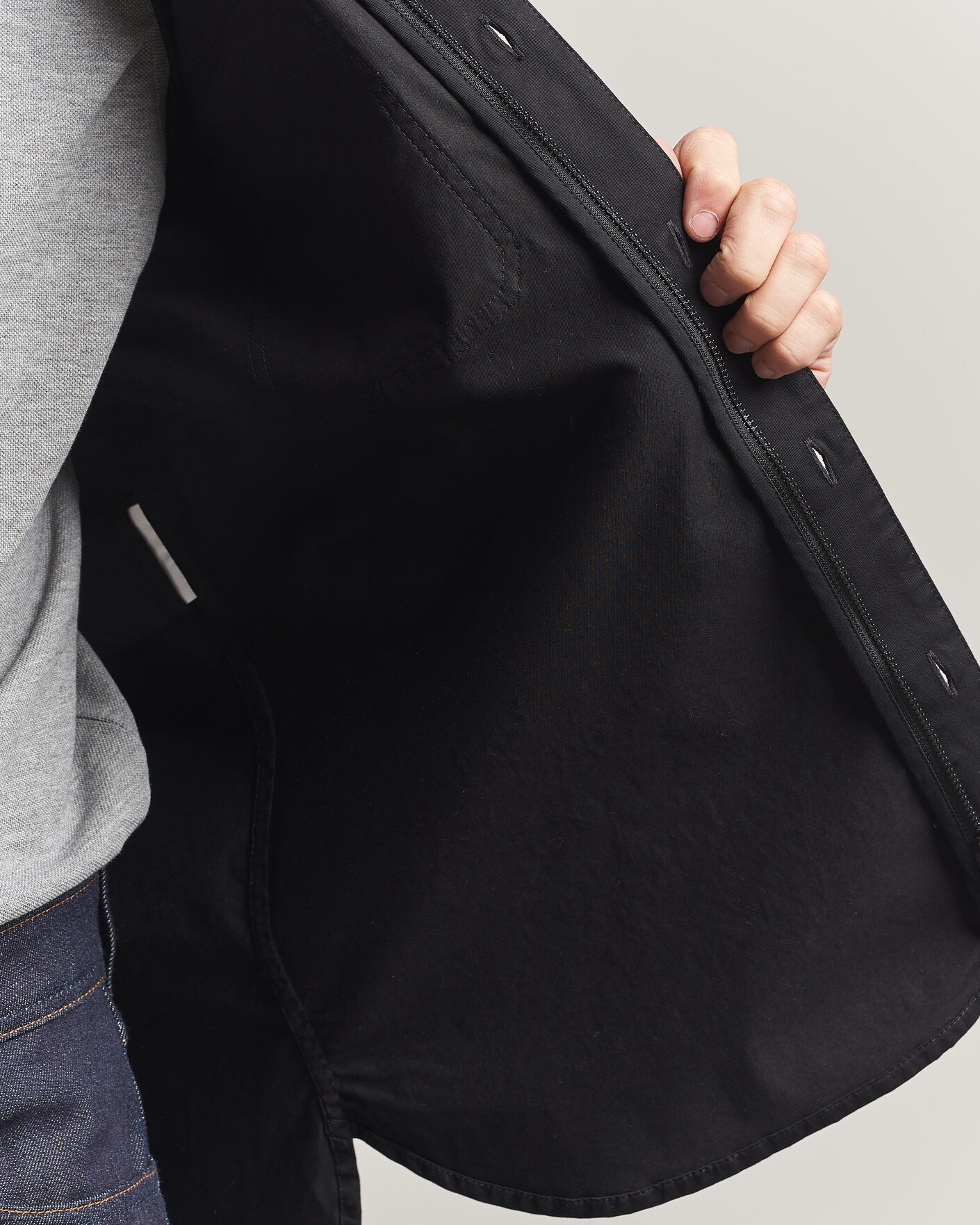 Heren | Overhemden | Moncler | Double Pocket Overshirt Black