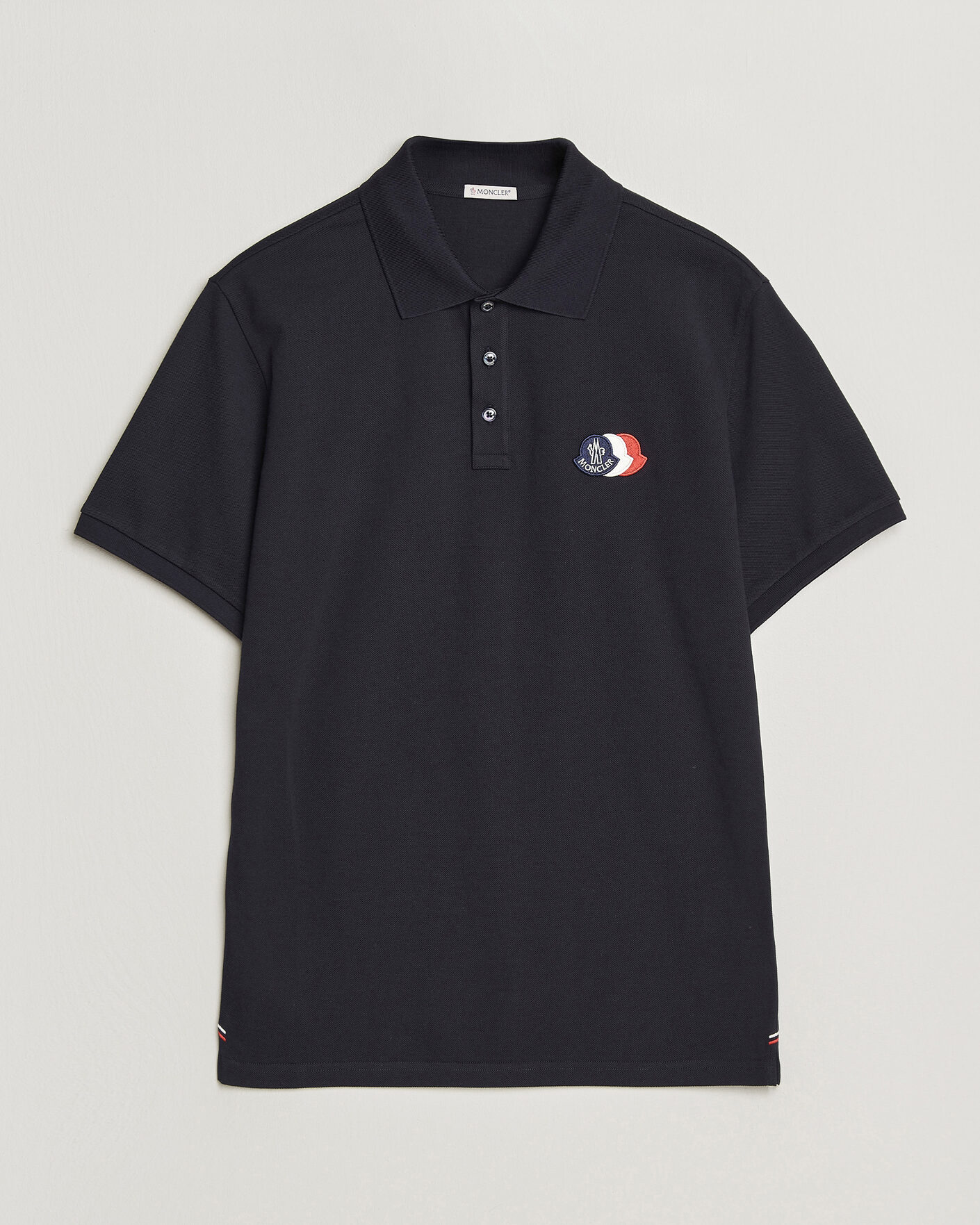Heren | Polo's | Moncler | Tricolore Logo Polo Navy