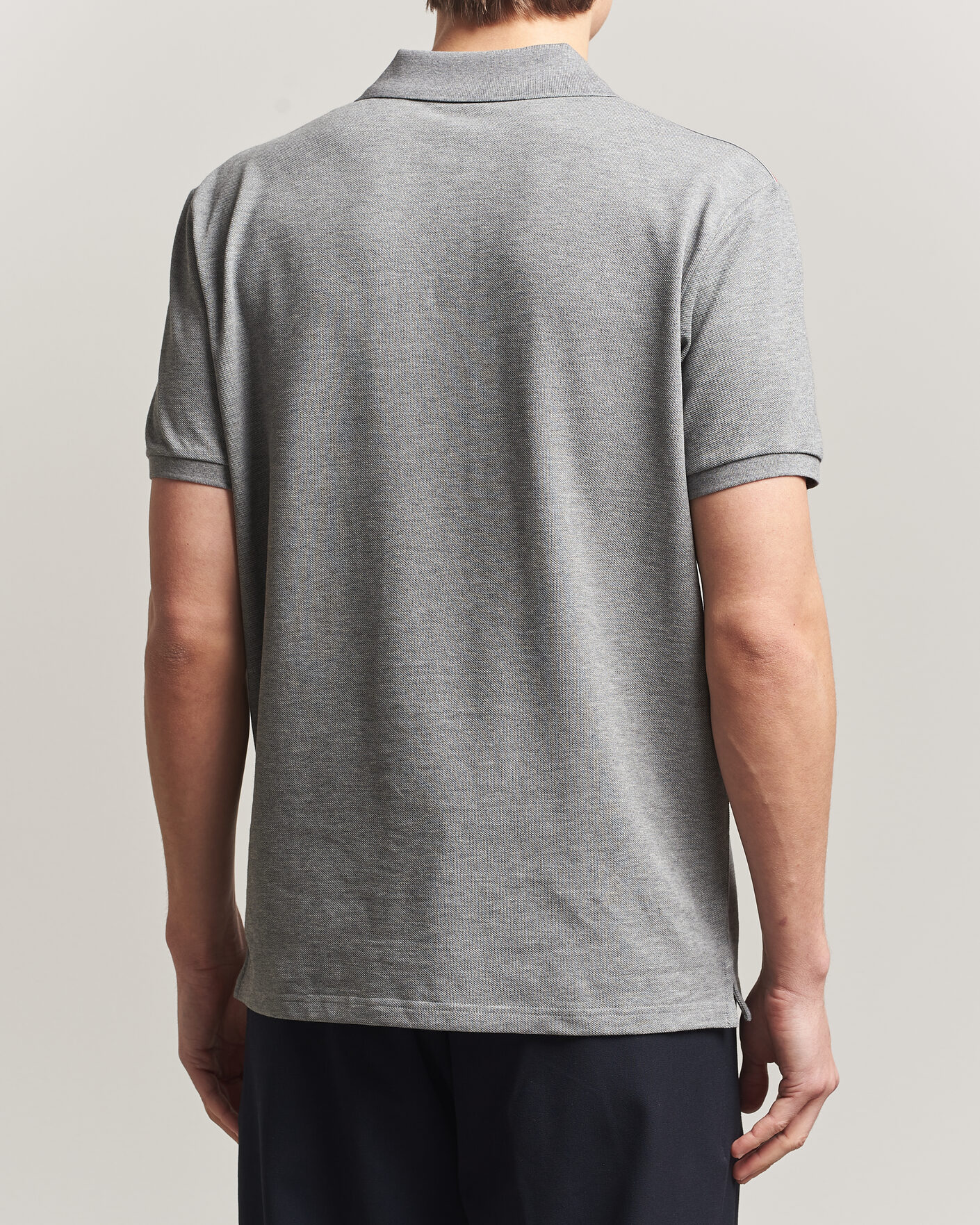 Heren | Polo's | Moncler | Tricolore Shoulder Polo Light Grey