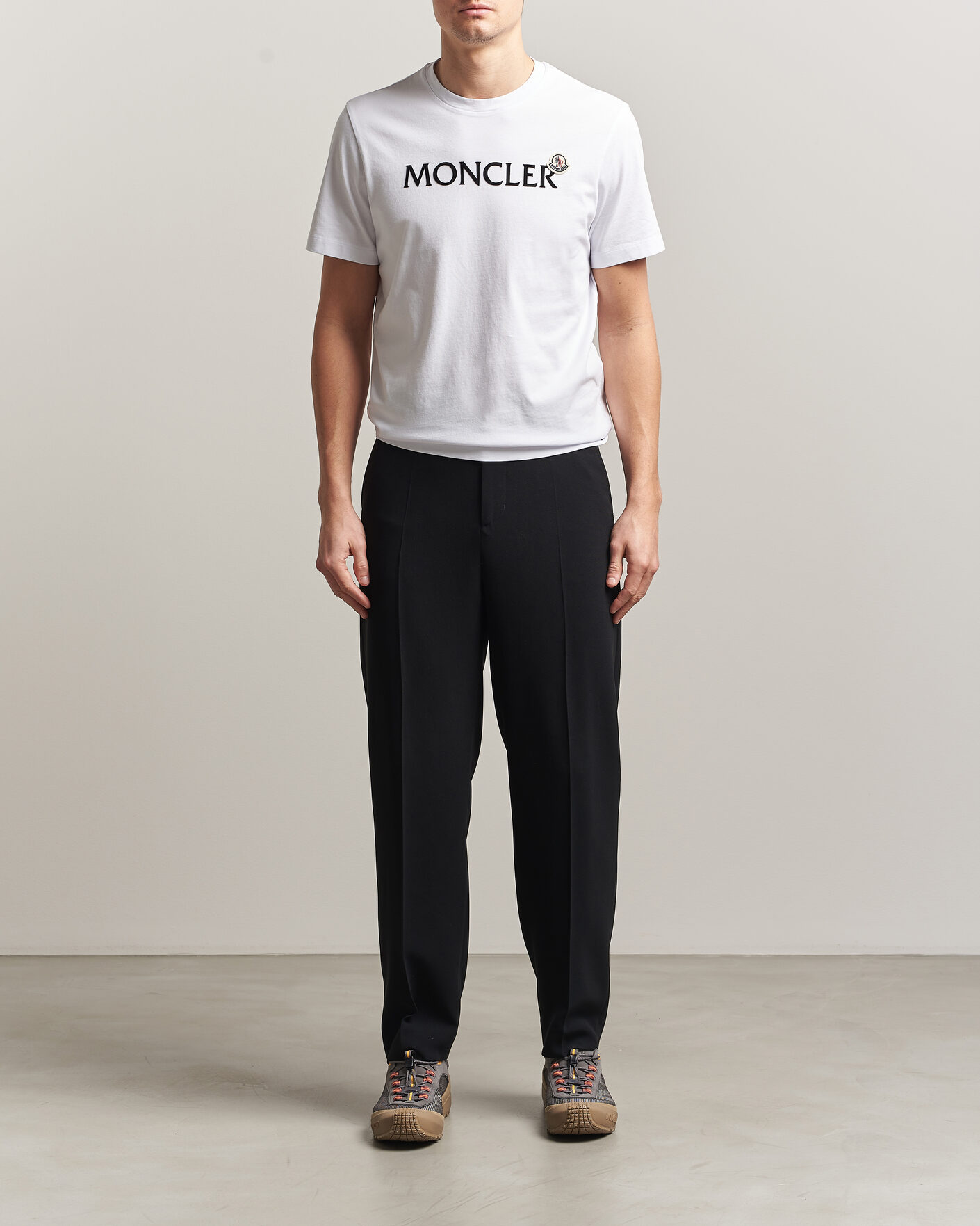 Heren | T-shirts | Moncler | Lettering Logo T-Shirt White
