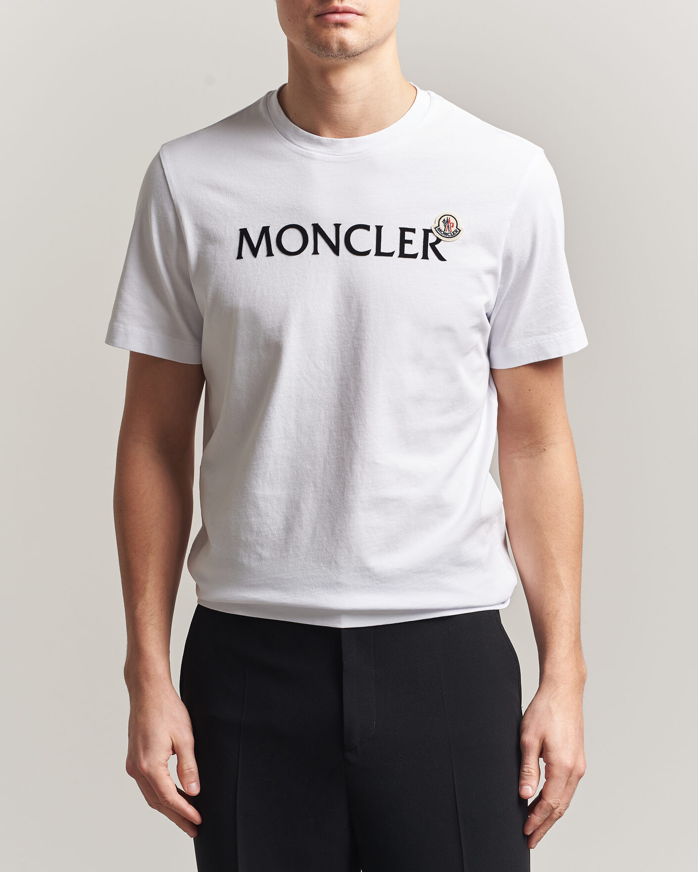 Heren | T-shirts | Moncler | Lettering Logo T-Shirt White