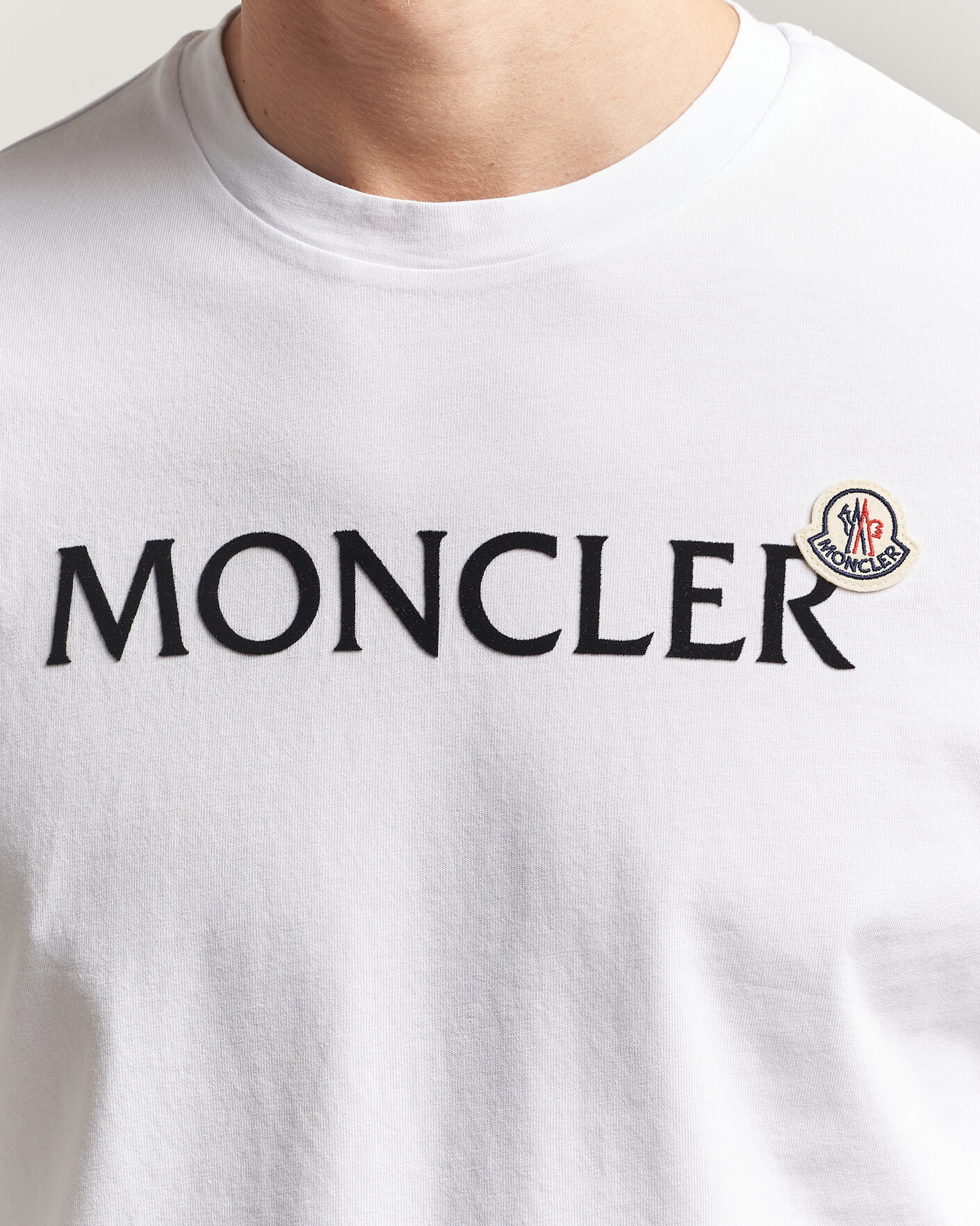Heren | T-shirts | Moncler | Lettering Logo T-Shirt White