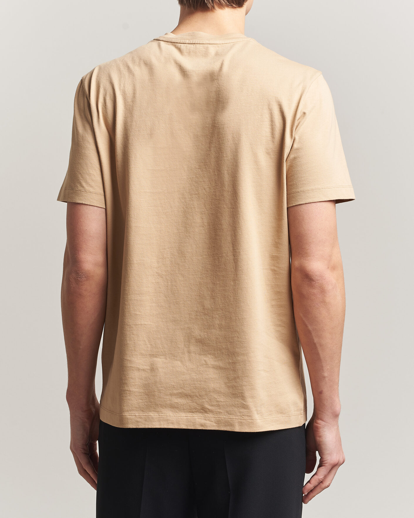 Heren | T-shirts | Moncler | Lettering Logo T-Shirt Beige