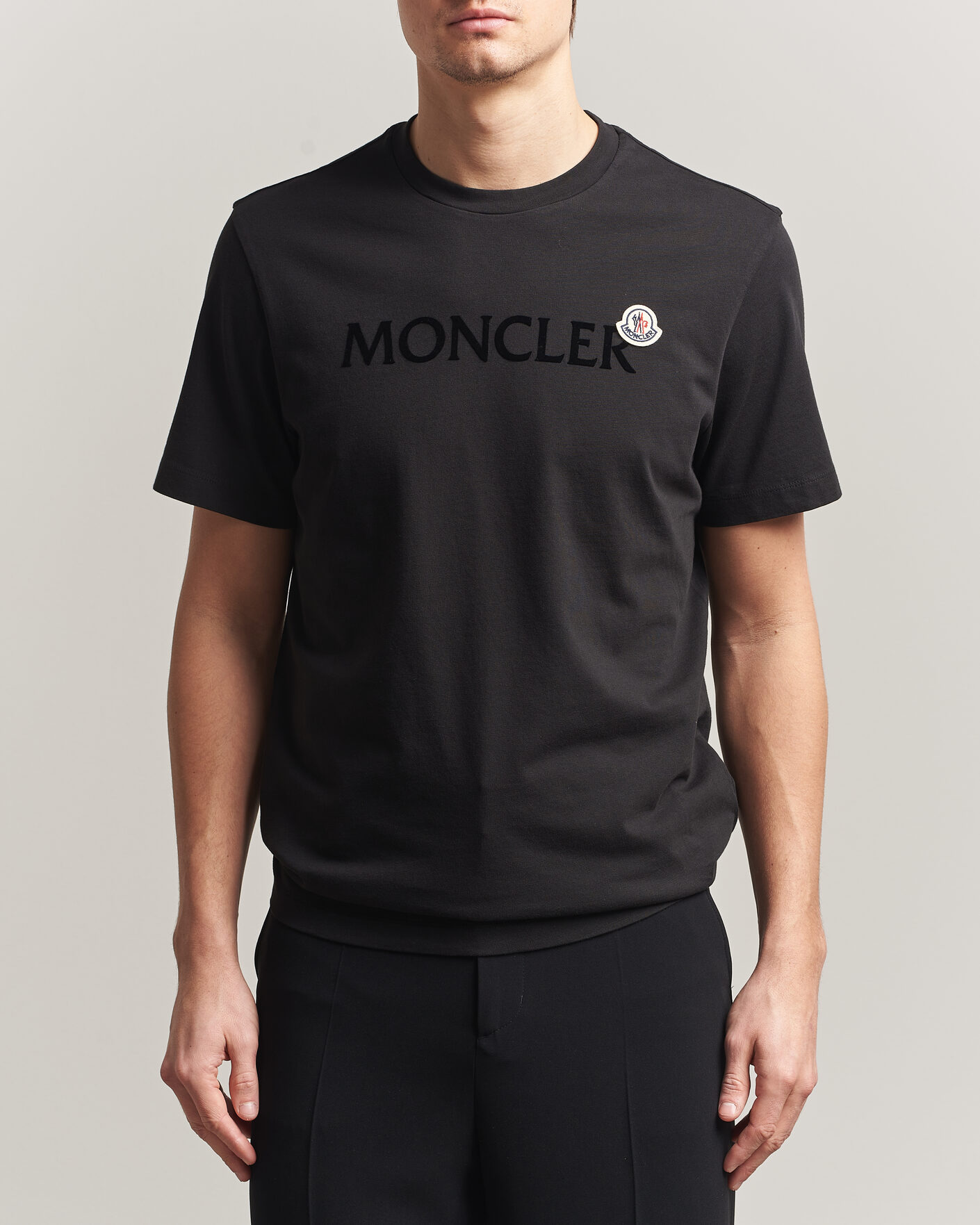 Heren | T-shirts | Moncler | Lettering Logo T-Shirt Black