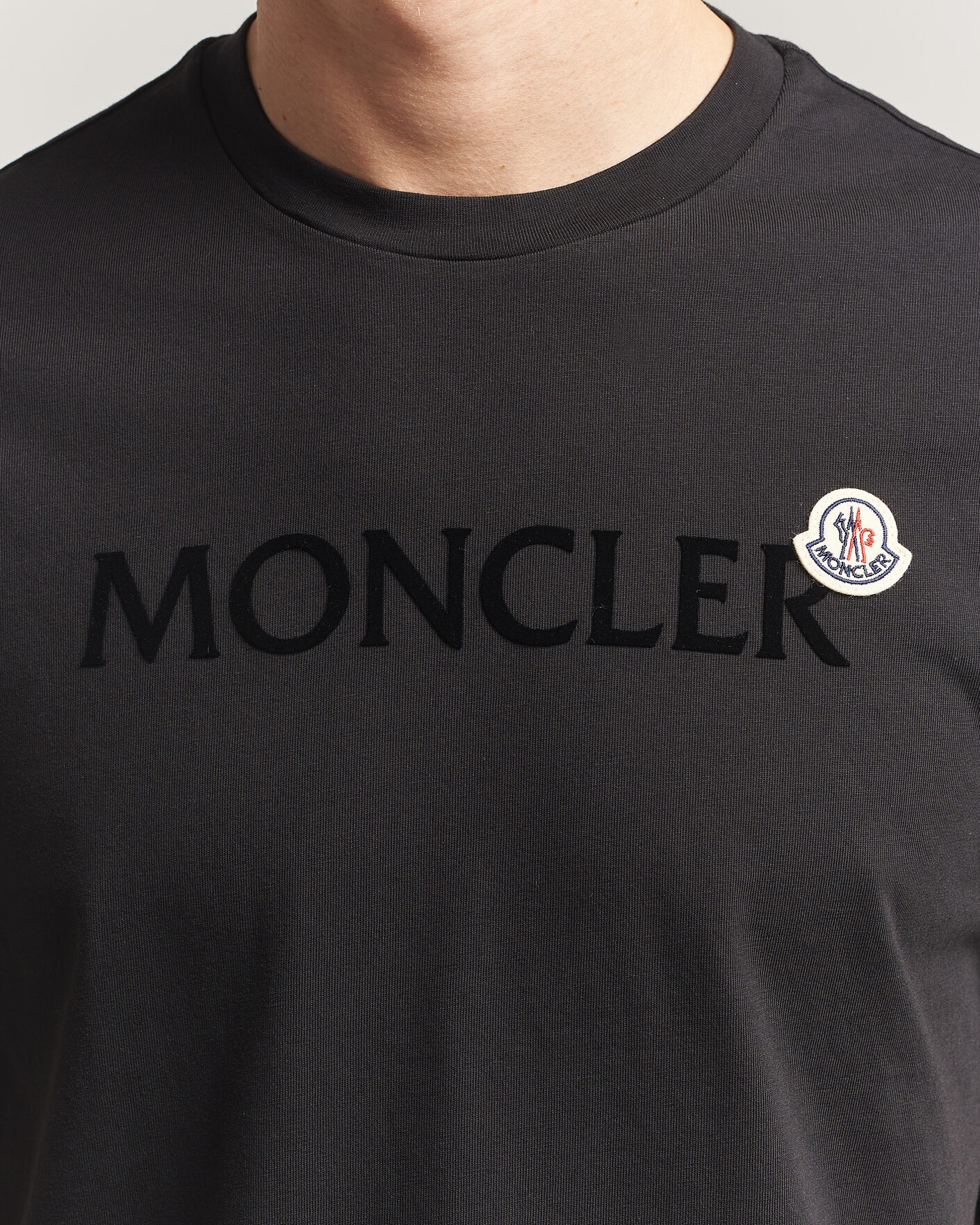 Heren | T-shirts | Moncler | Lettering Logo T-Shirt Black