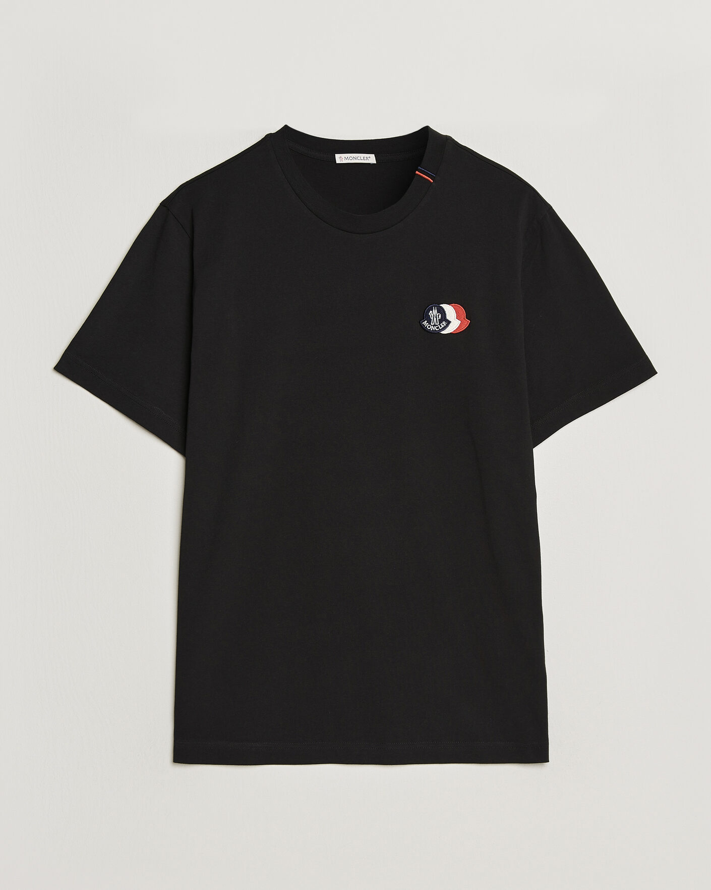 Heren | T-shirts | Moncler | Tricolore Logo T-Shirt Black