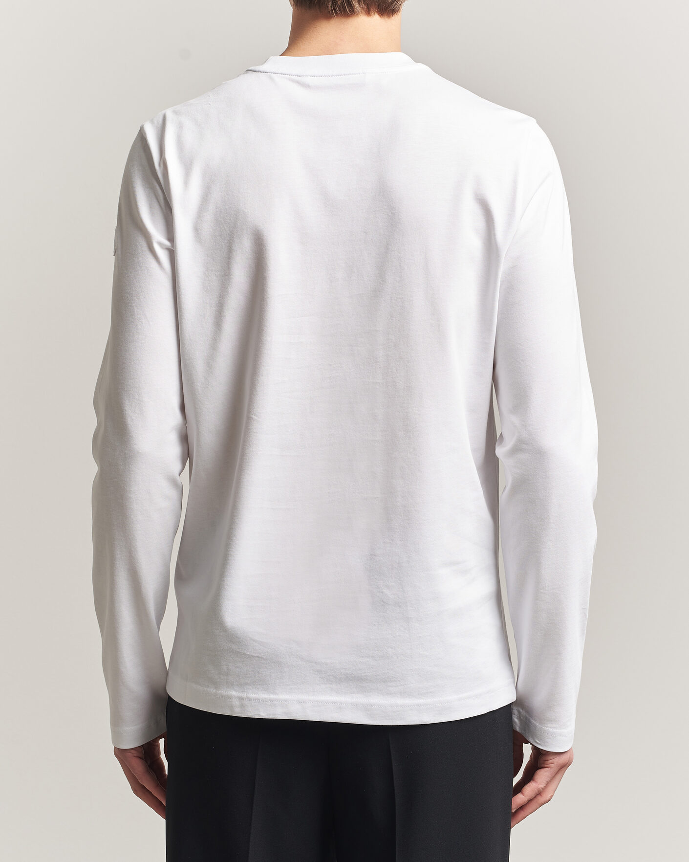 Heren | T-shirts | Moncler | Graphic Long Sleeve T-Shirt White