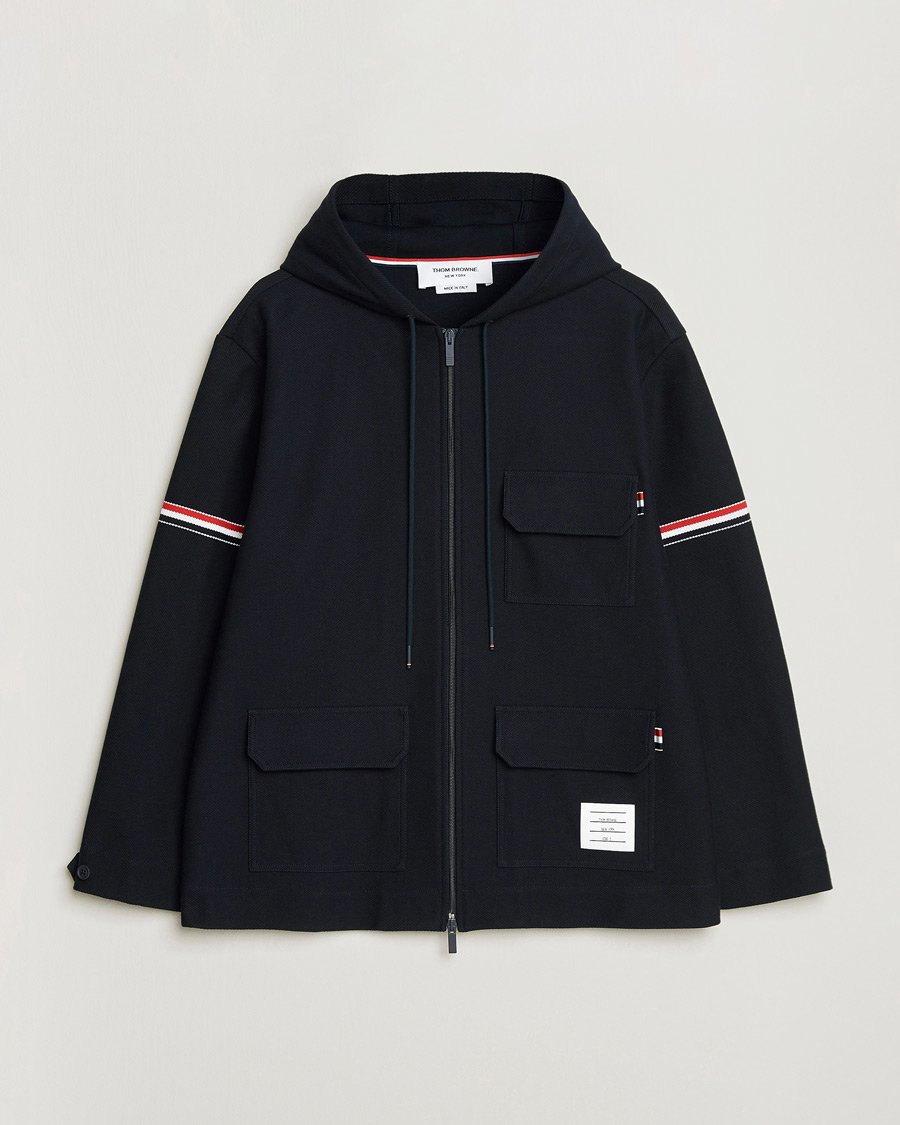 Heren | Jassen | Thom Browne | Tech Twill Field Jacket Navy