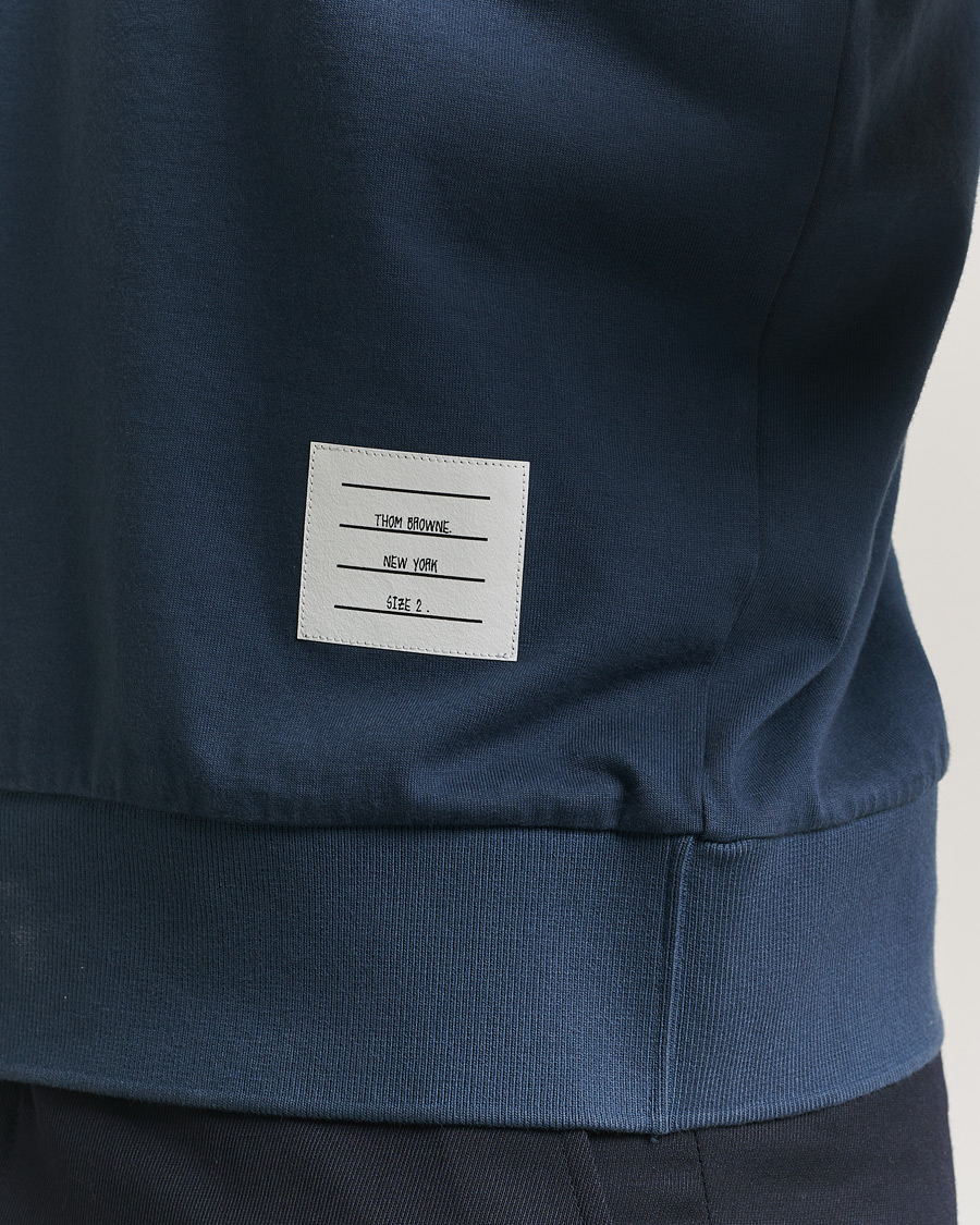 Heren | Polo's | Thom Browne | Overdyed 4 Bar Polo Navy