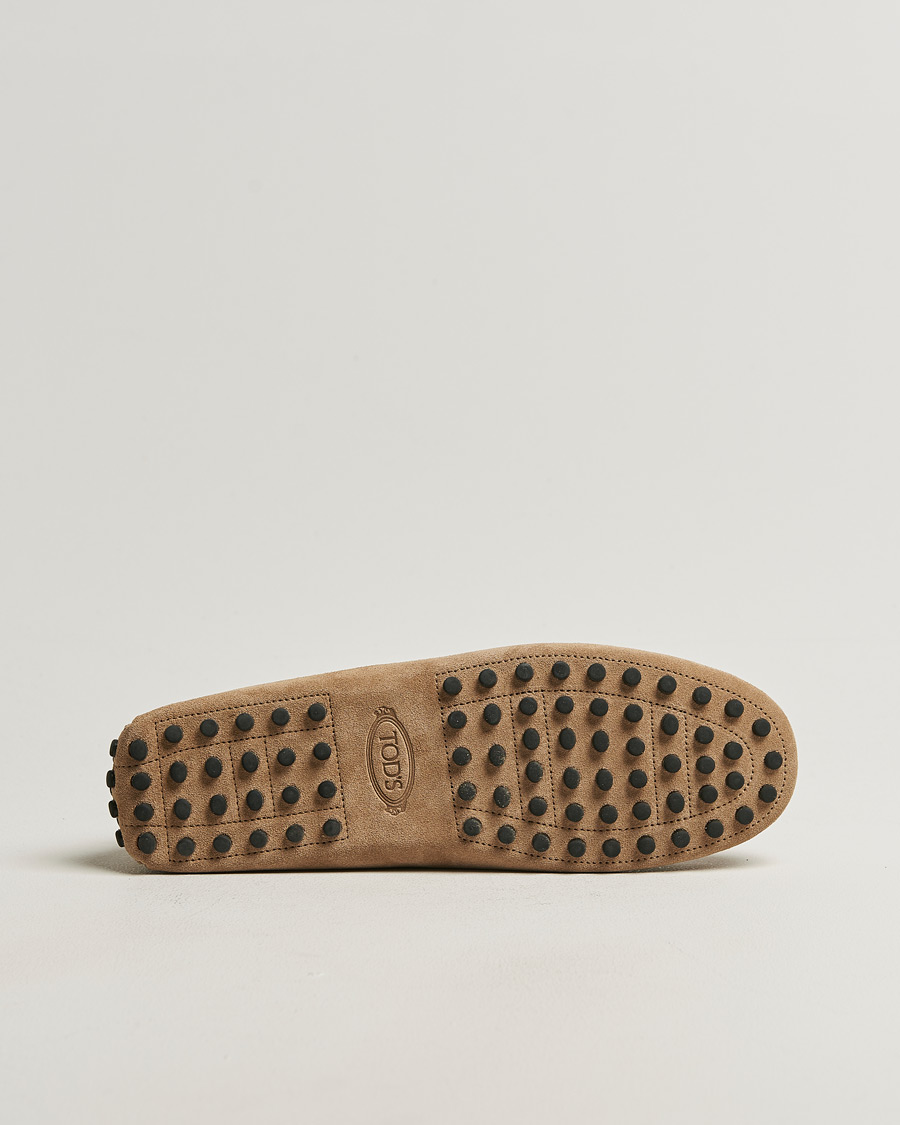 Heren | Mocassins | Tod's | Lacetto Gommino Carshoe Beige Suede