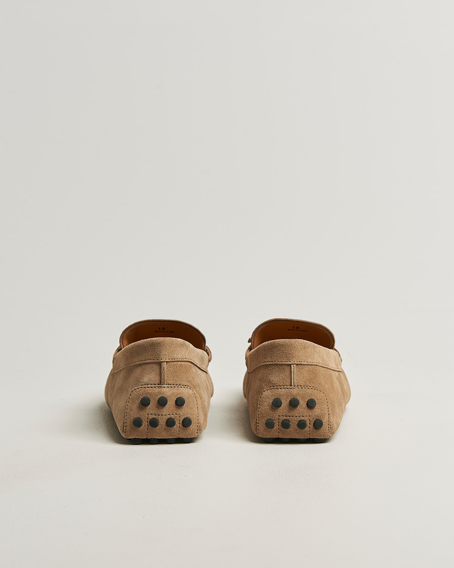 Heren | Mocassins | Tod's | Lacetto Gommino Carshoe Beige Suede