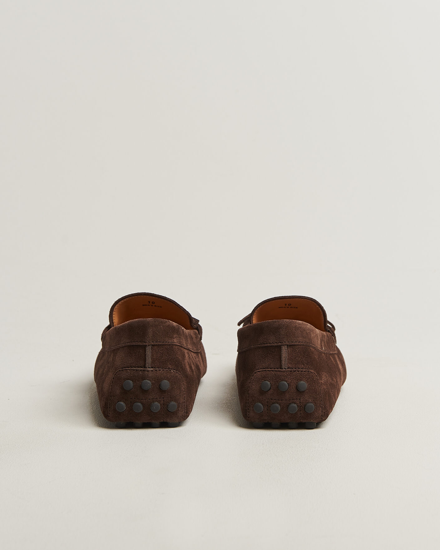 Heren | Mocassins | Tod's | Lacetto Gommino Carshoe Dark Brown Suede