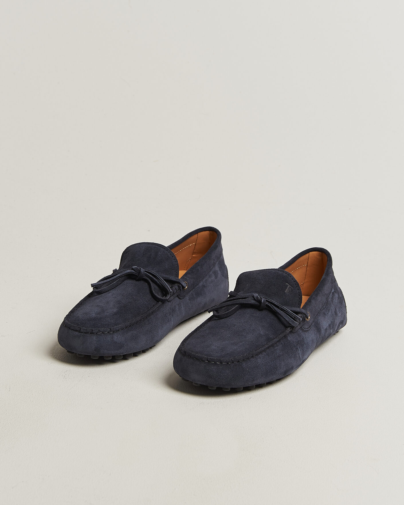 Heren | Mocassins | Tod's | Lacetto Gommino Carshoe Navy Suede