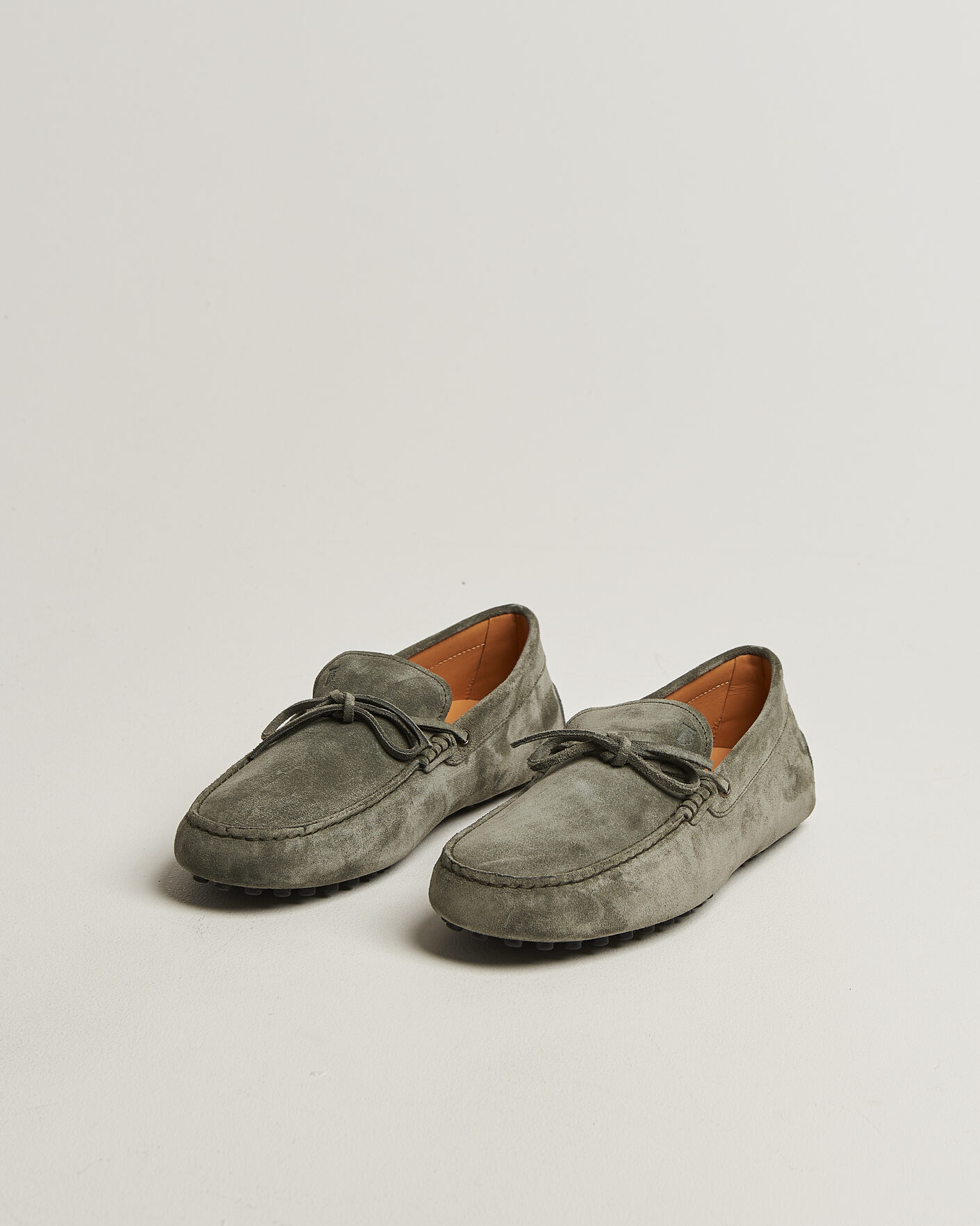 Heren | Mocassins | Tod's | Lacetto Gommino Carshoe Green Suede