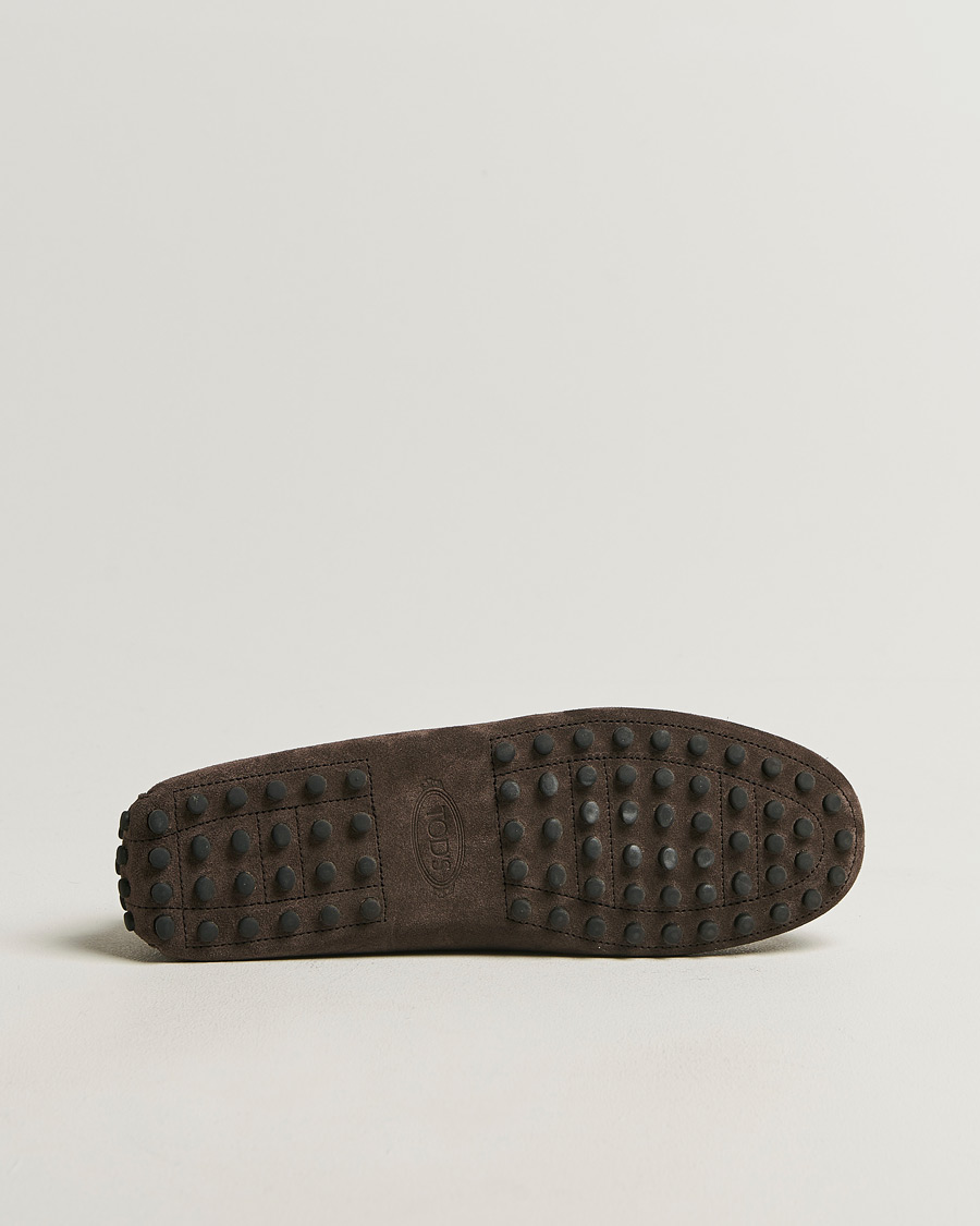 Heren | Mocassins | Tod's | Gommino Carshoe Dark Brown Suede