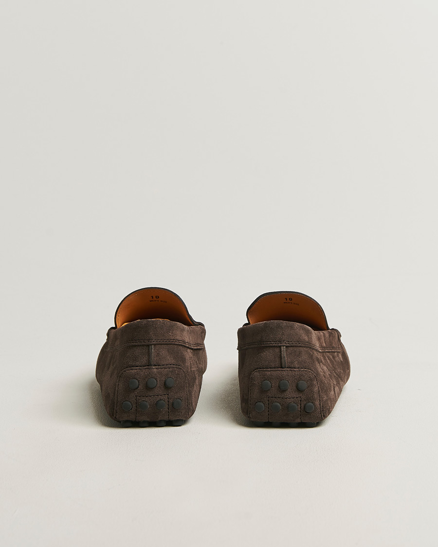 Heren | Mocassins | Tod's | Gommino Carshoe Dark Brown Suede