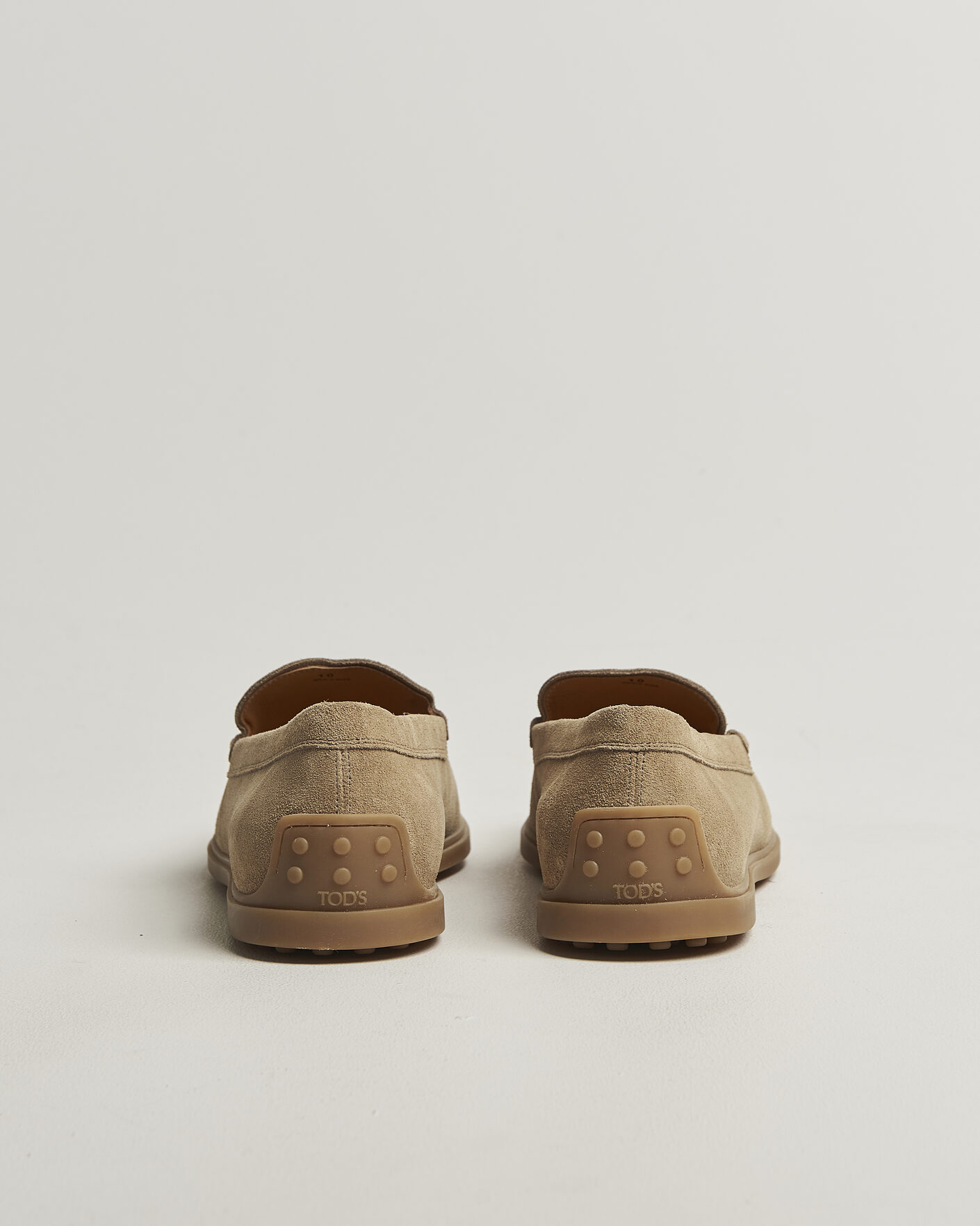 Heren | Instappers | Tod's | Gomma Leggera Loafers Light Beige Suede