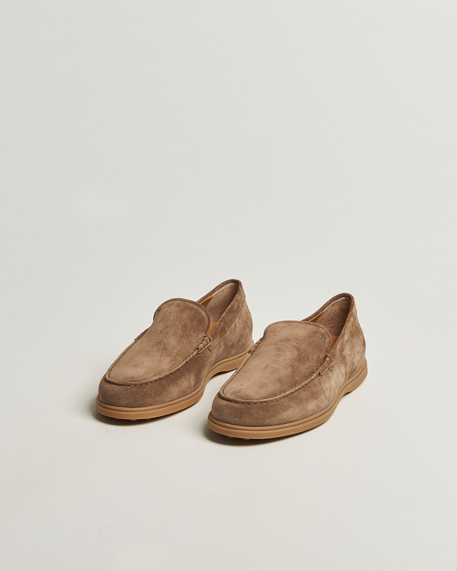 Heren | Instappers | Tod's | Gomma Leggera Loafers Chestnut Suede