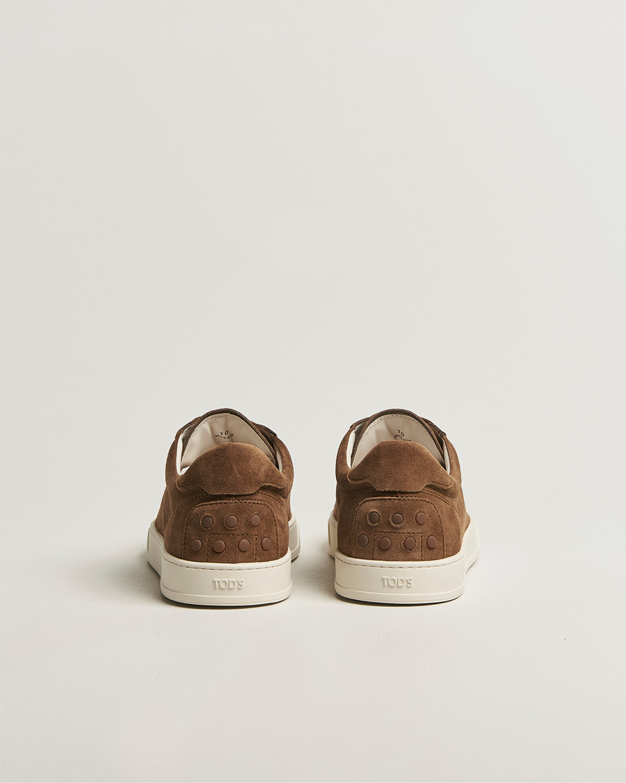 Heren | Sneakers | Tod's | Cassetta Lacciata Sneaker Chestnut Suede