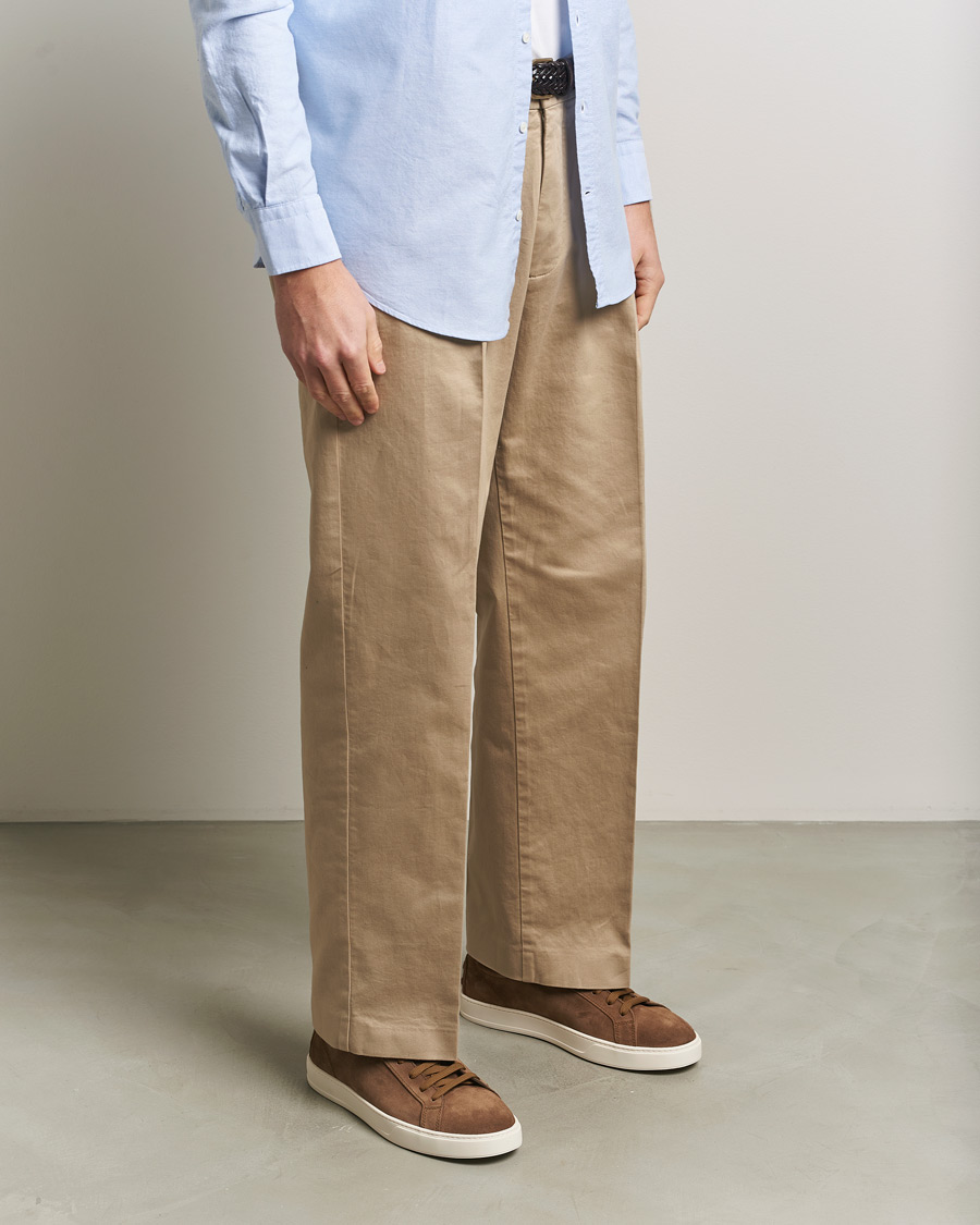 Heren | Sneakers | Tod's | Cassetta Lacciata Sneaker Chestnut Suede