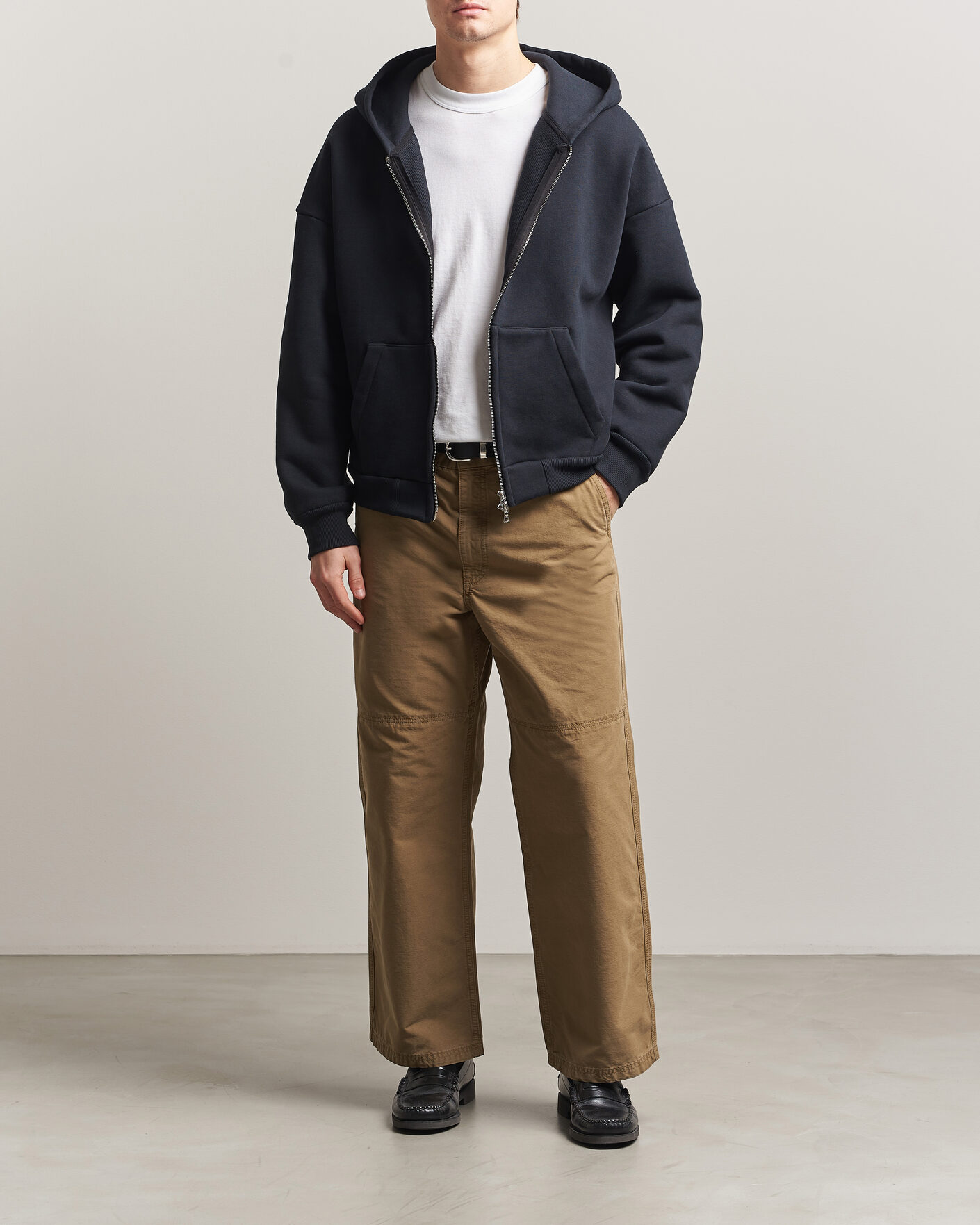 Heren | Broeken | Jeanerica | Genua Pilé Workwear Trousers Green