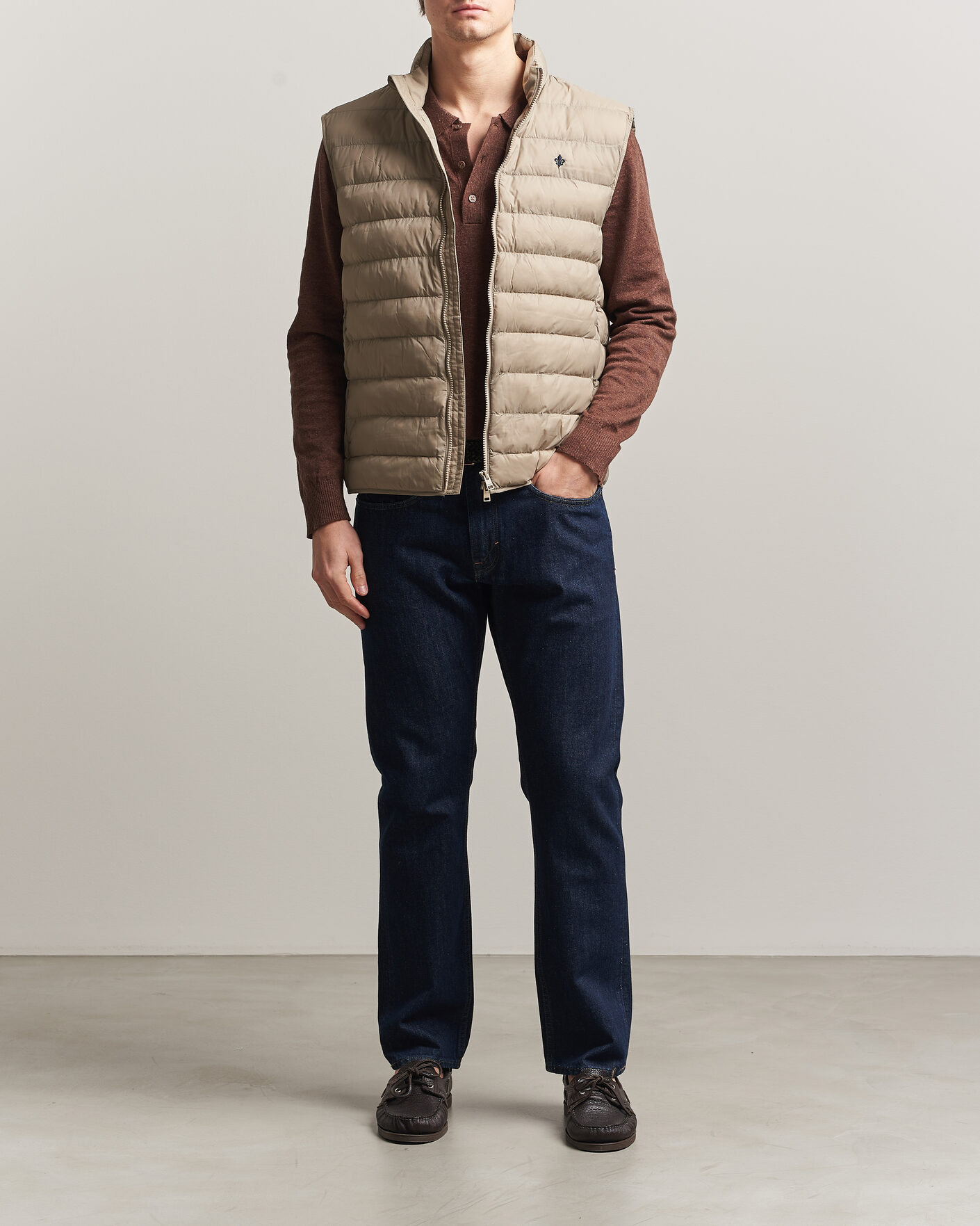 Heren | Gilets | Morris | Norfolk Liner Vest Khaki