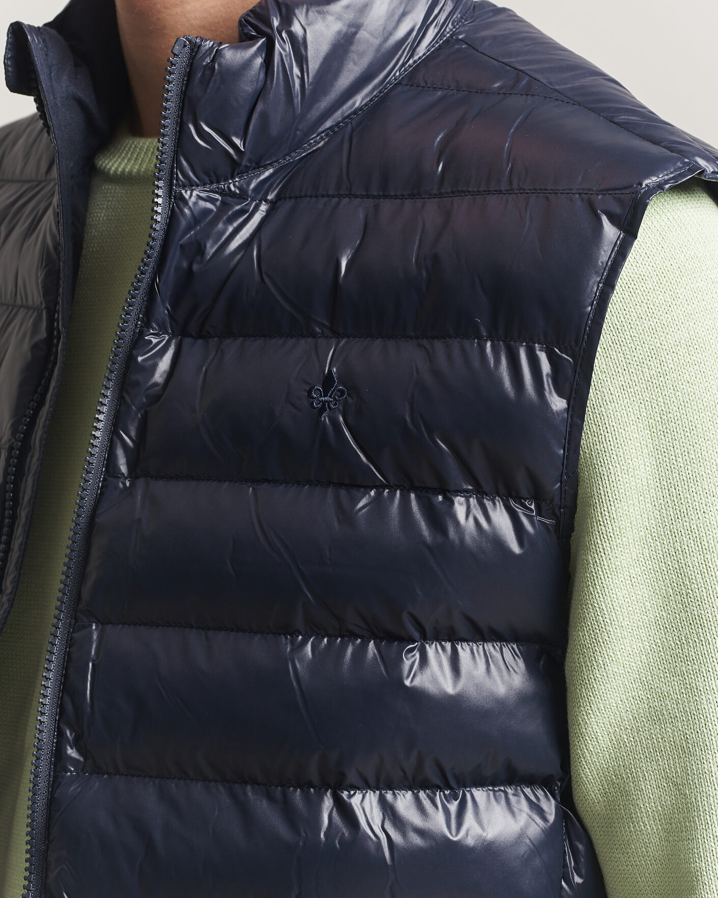 Heren | Gilets | Morris | Norfolk Liner Vest Glossy Navy