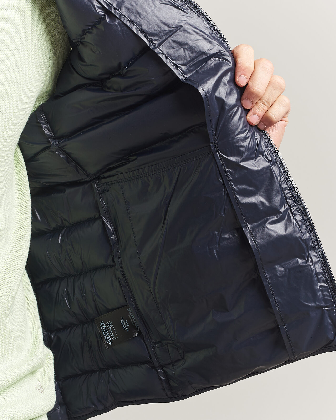 Heren | Gilets | Morris | Norfolk Liner Vest Glossy Navy