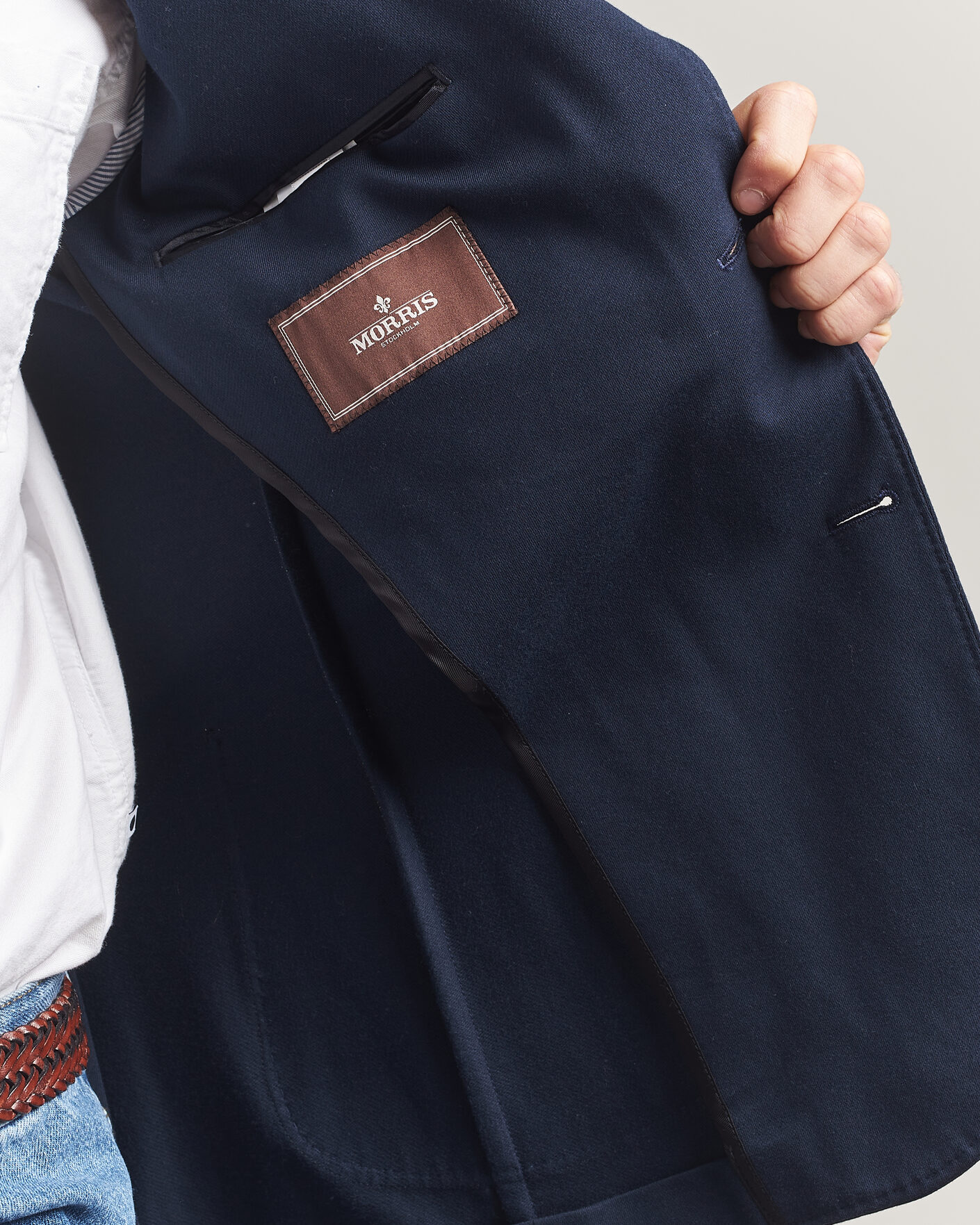 Heren | Blazers | Morris | Cotton Jersey Blazer Navy