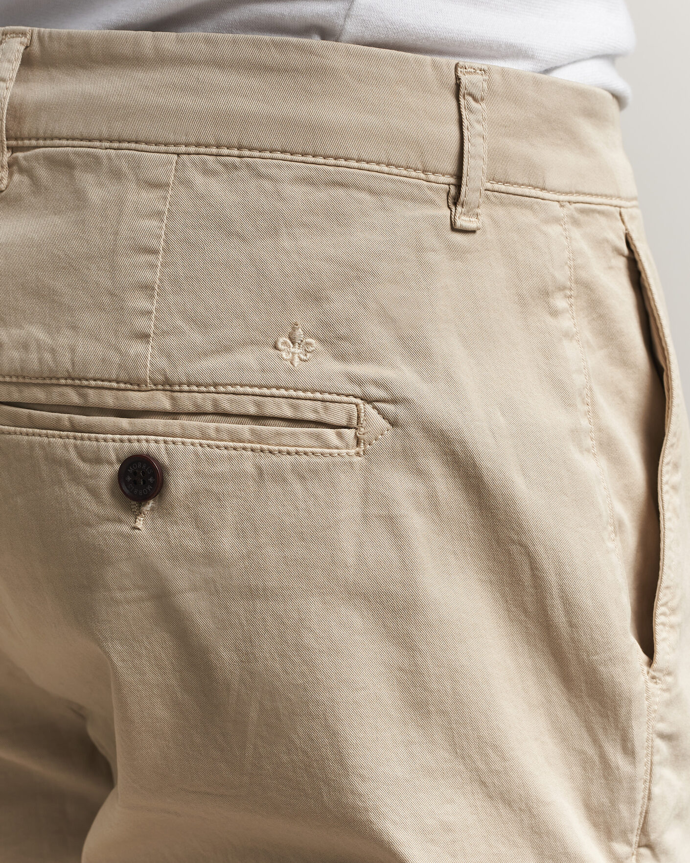 Heren | Broeken | Morris | Jeffrey Summer Chinos Khaki