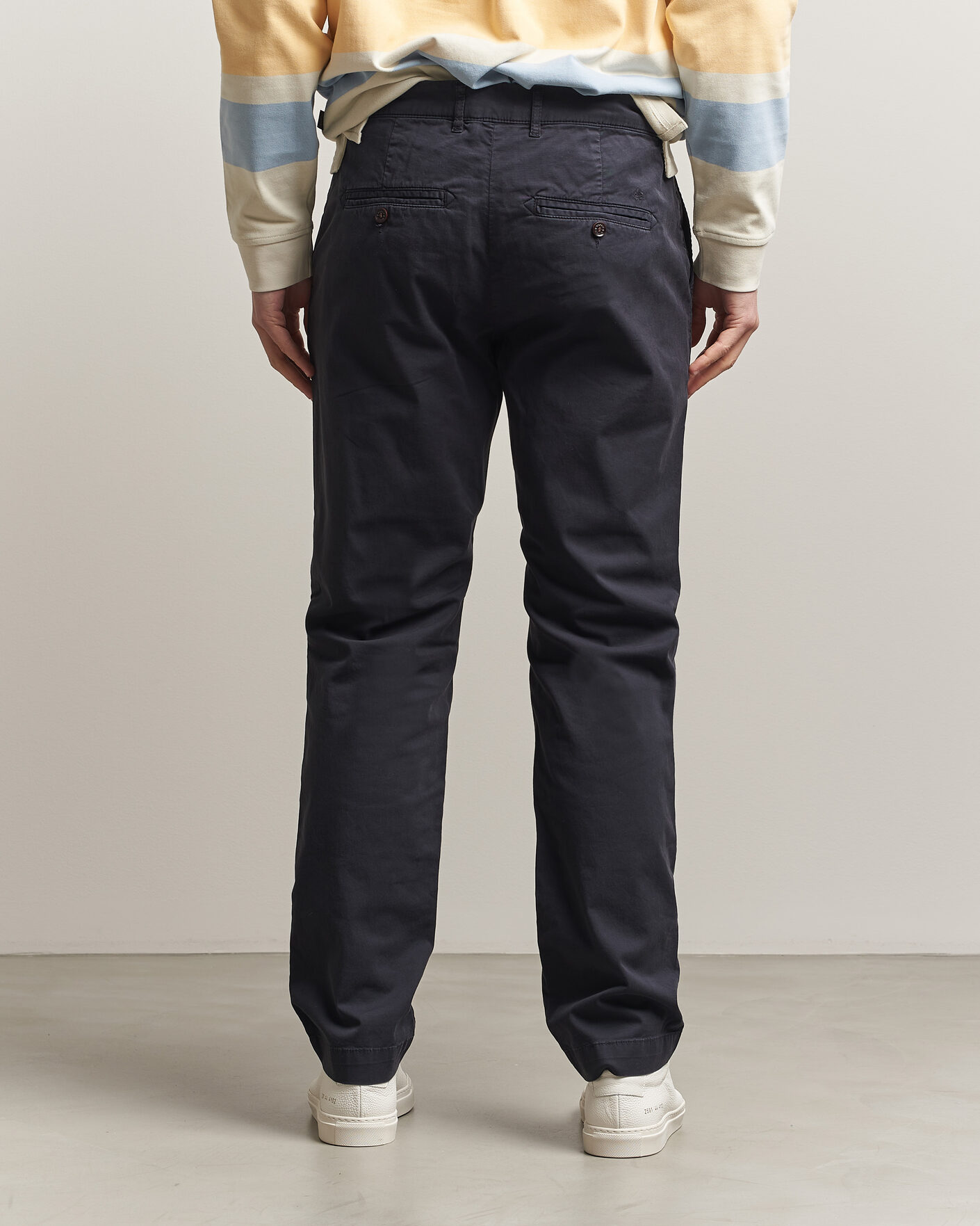 Heren | Broeken | Morris | Jeffrey Summer Chinos Dark Blue