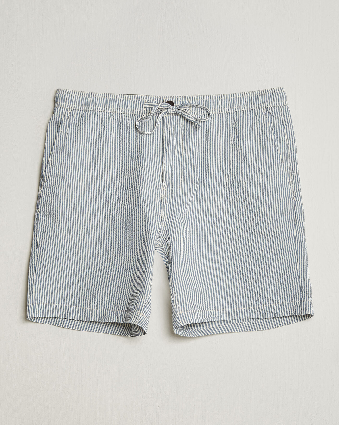 Heren | Korte broek | Morris | Fenix Seersucker Shorts Light Blue
