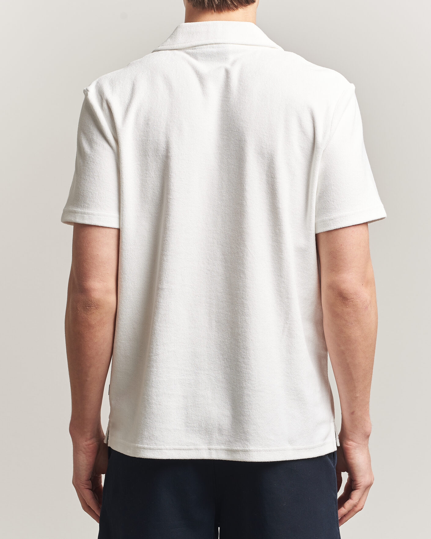 Heren | Polo's | Morris | Delon Terry Shirt Off White
