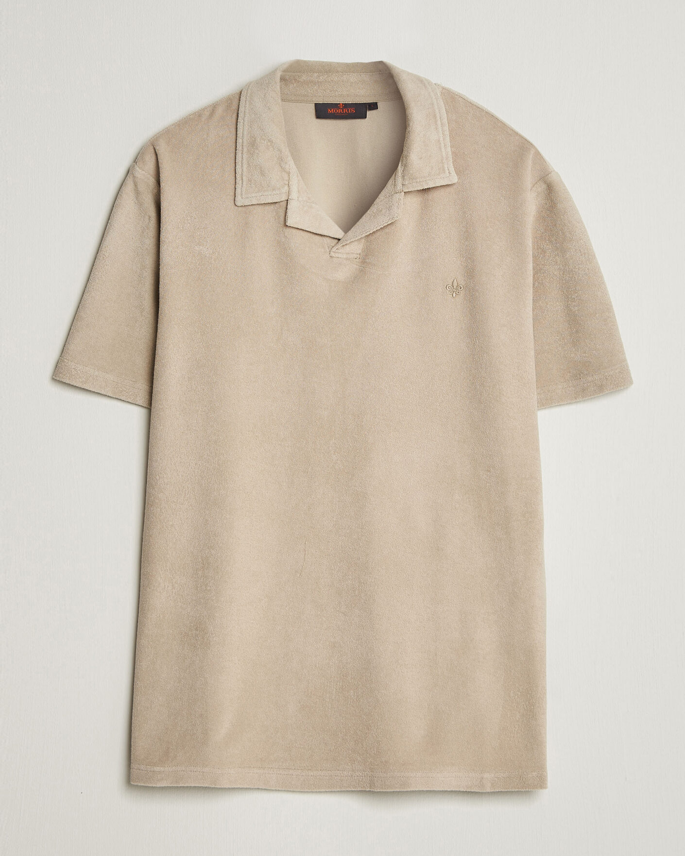Heren | Polo's | Morris | Delon Terry Shirt Khaki
