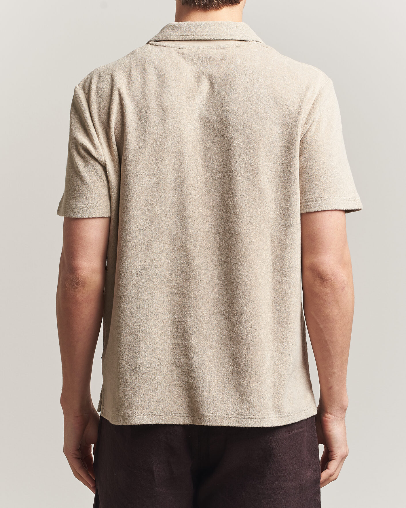 Heren | Polo's | Morris | Delon Terry Shirt Khaki