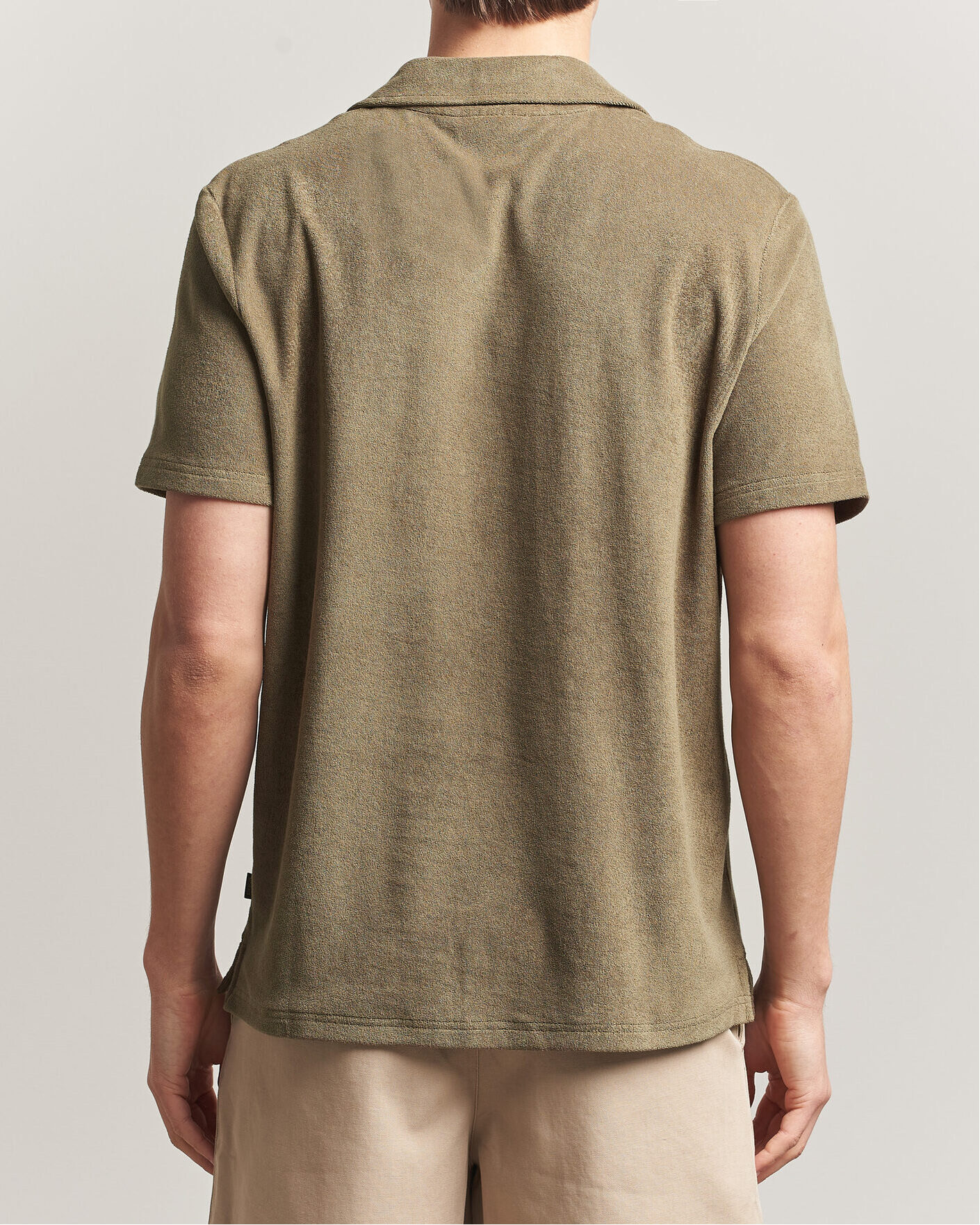 Heren | Polo's | Morris | Delon Terry Shirt Olive