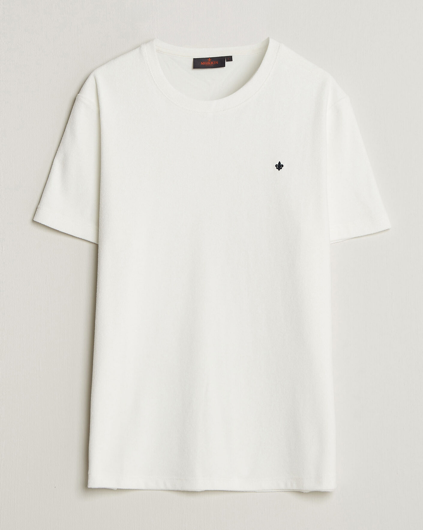 Heren | T-shirts | Morris | Delon Terry Tee Off White