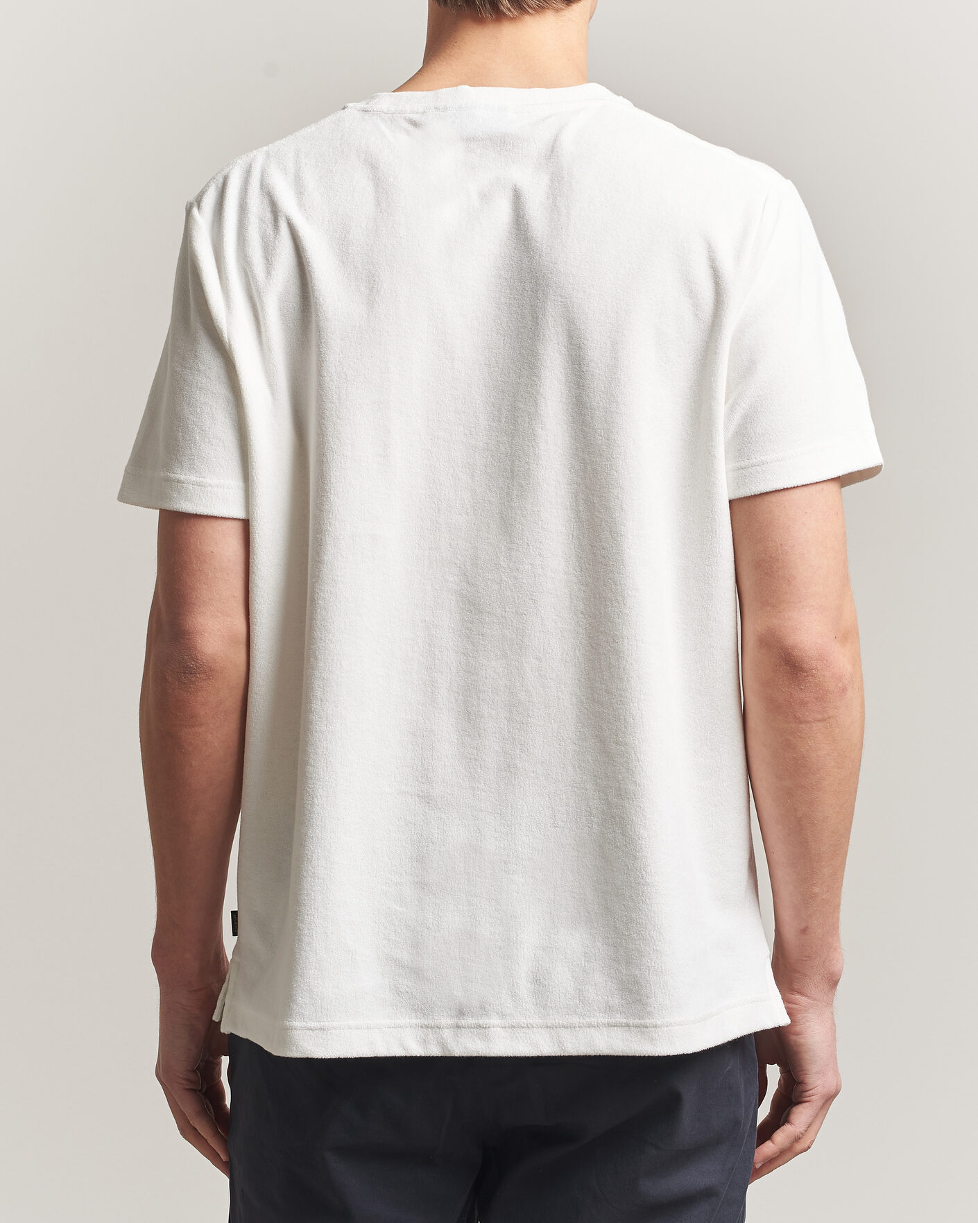 Heren | T-shirts | Morris | Delon Terry Tee Off White