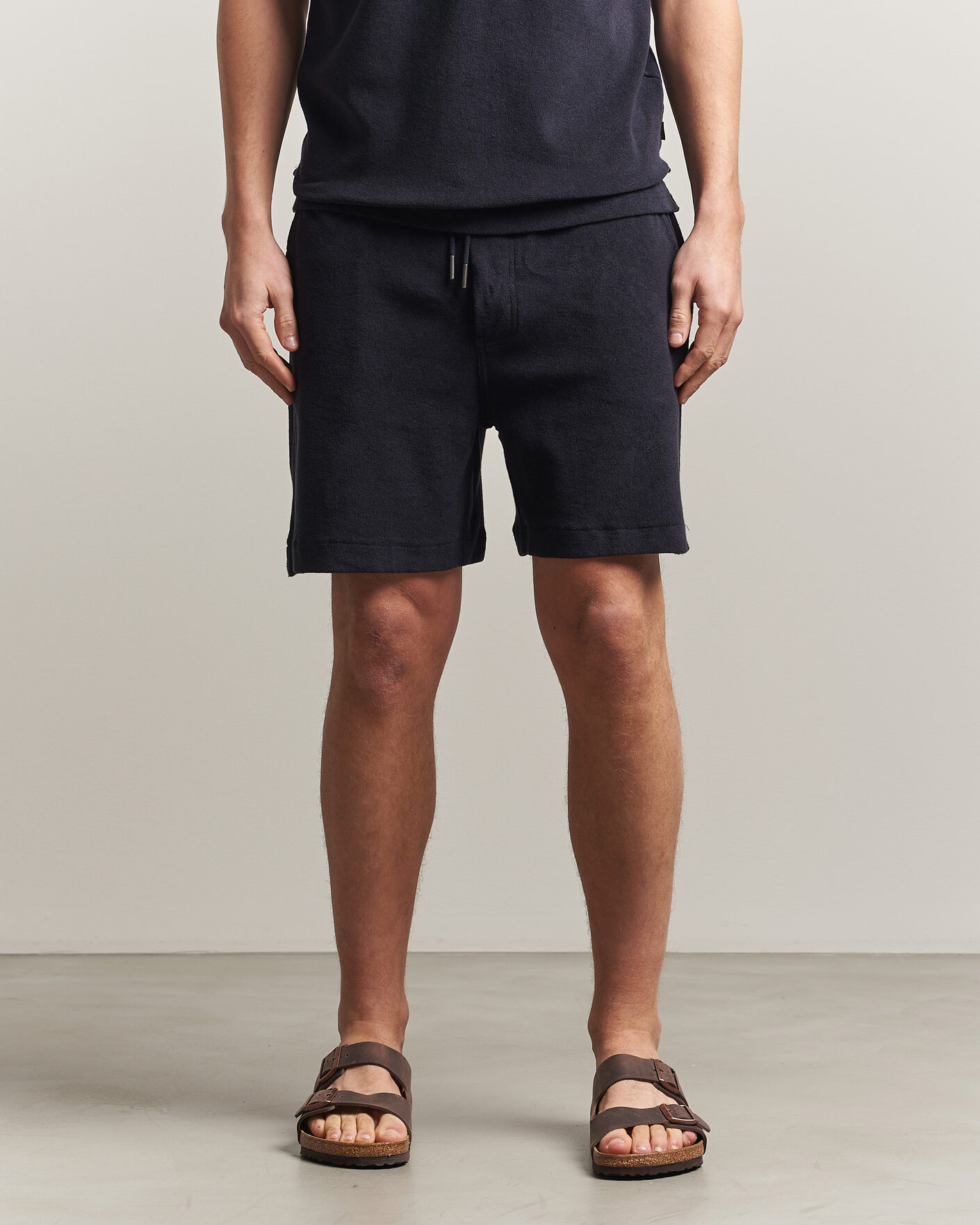 Heren | Korte broek | Morris | Delon Terry Shorts Navy