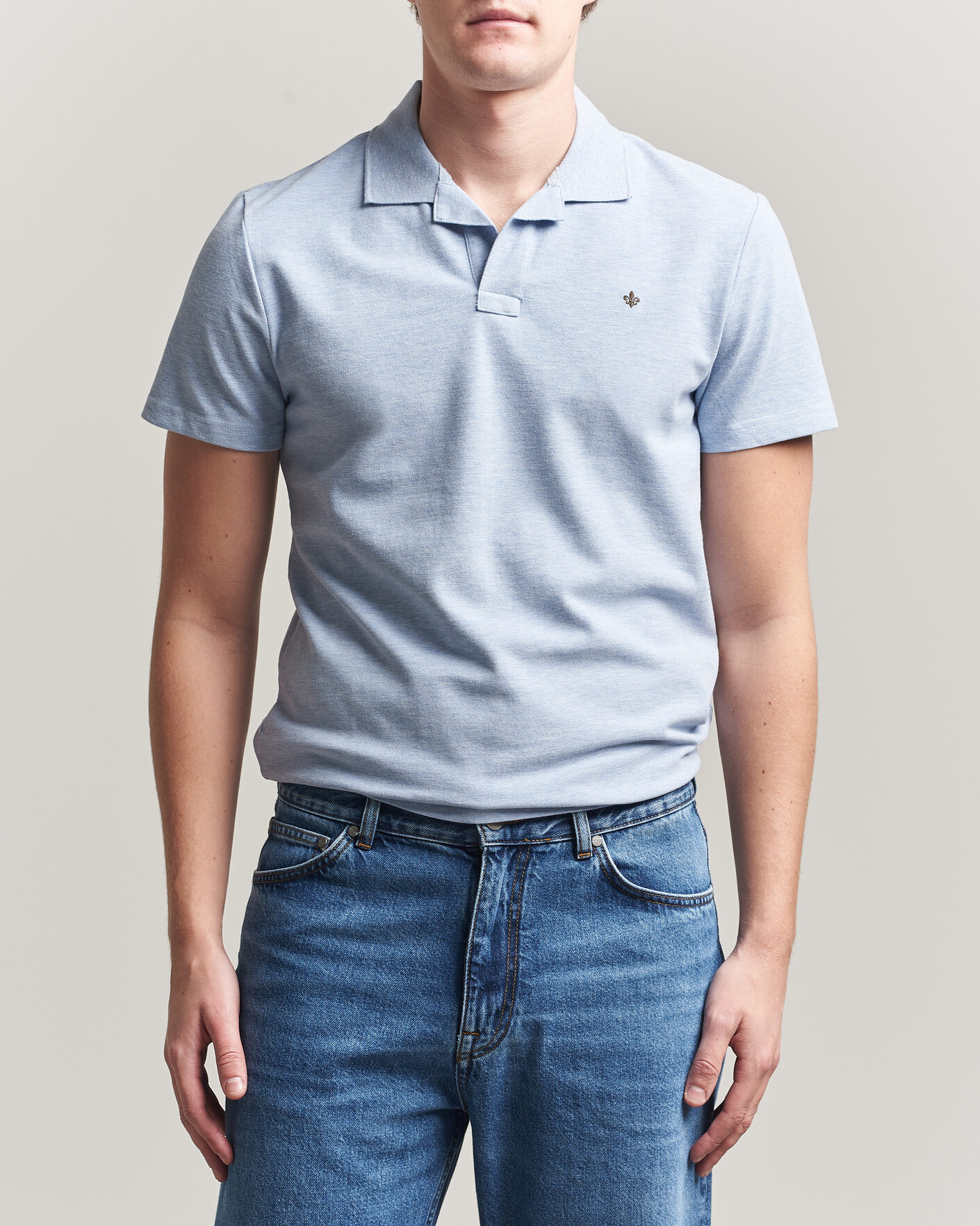 Heren | Polo's | Morris | Dylan Pique Light Blue