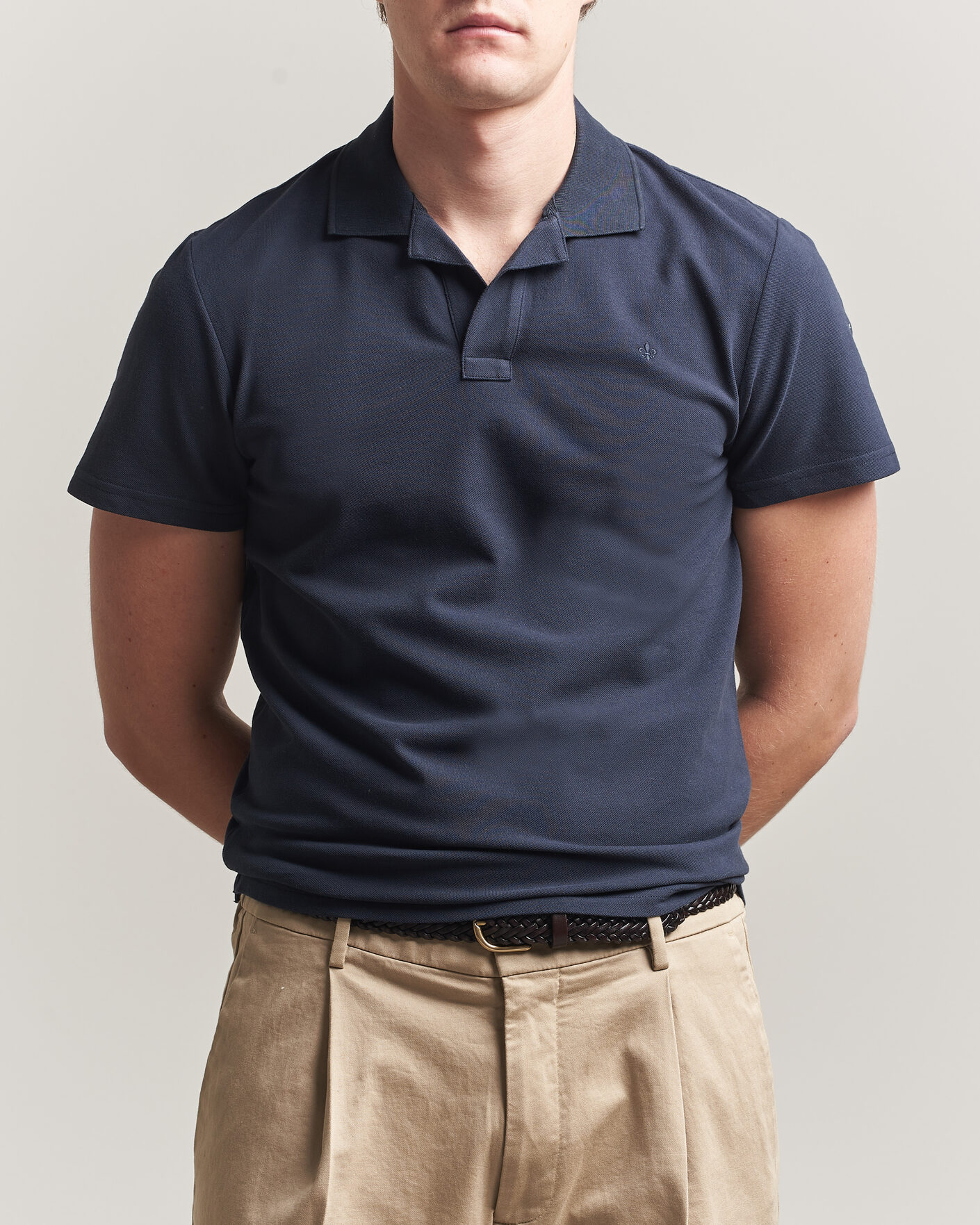 Heren | Polo's | Morris | Dylan Pique Dark Blue