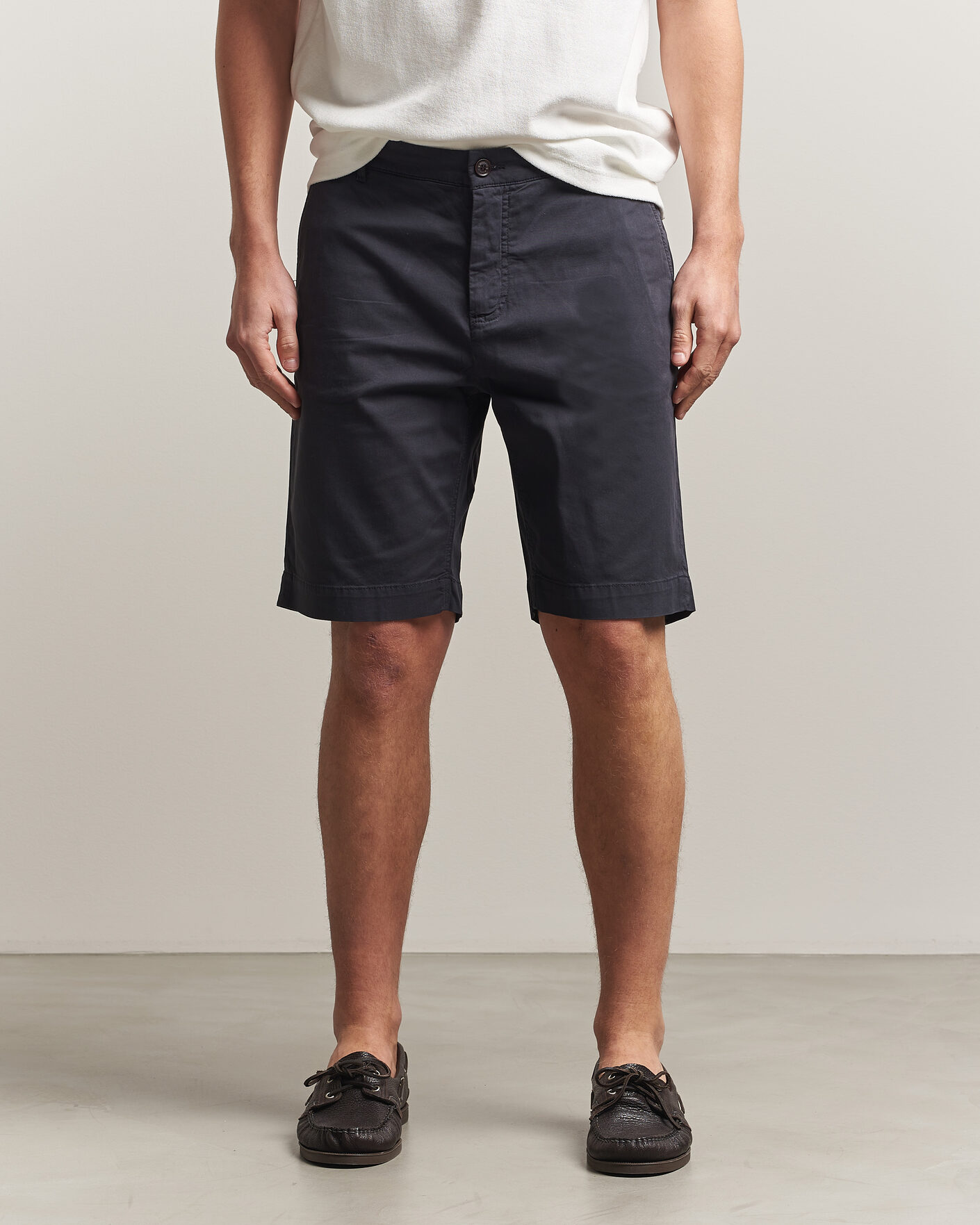 Heren | Korte broek | Morris | Jeffery Summer Chinos Shorts Navy