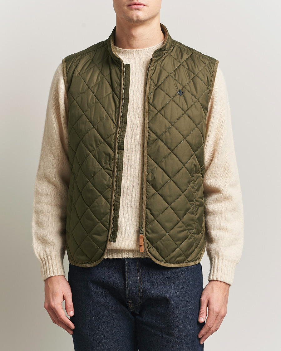 Heren | Gilets | Morris | Teddy Quilted Vest Green