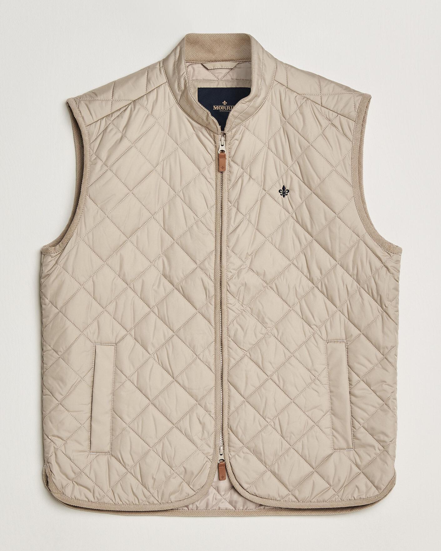Heren | Gilets | Morris | Teddy Quilted Vest Khaki