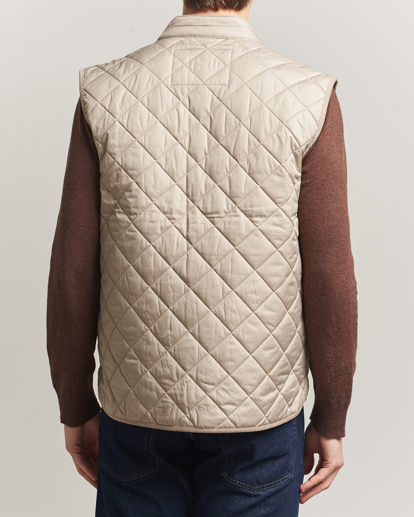 Heren | Gilets | Morris | Teddy Quilted Vest Khaki